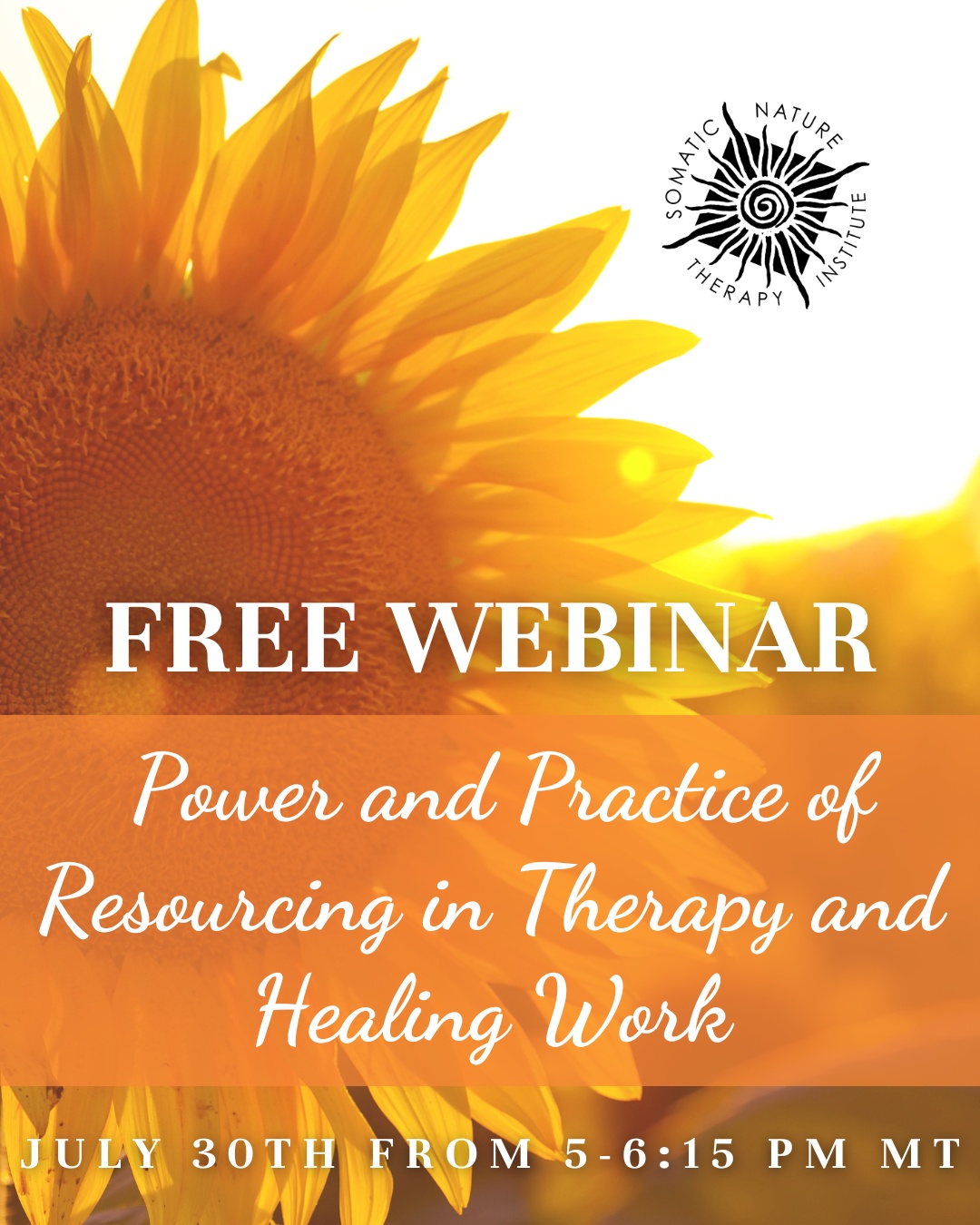 Somatic Nature Therapy Institute Facebook ad