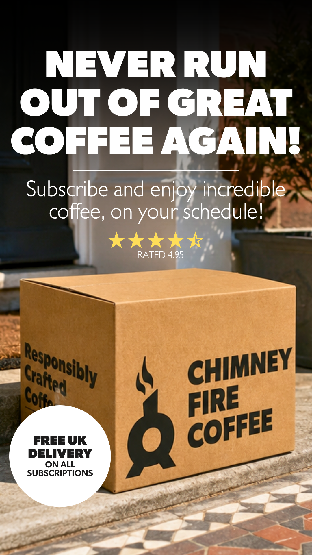Chimney Fire Coffee Facebook ad