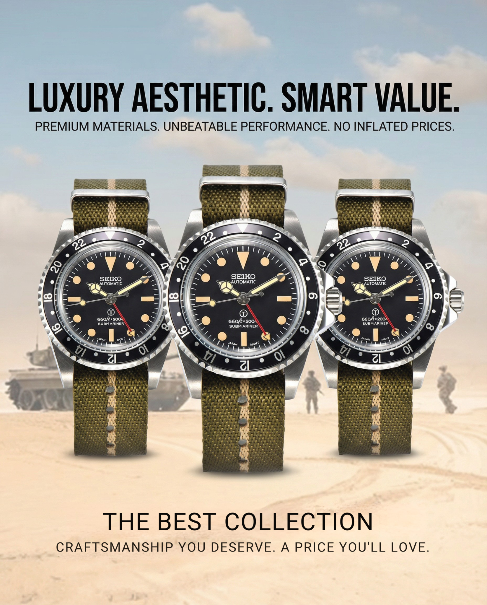 Zjani mods Facebook ad: Limited Edition GMT Watch, Selling Fast!