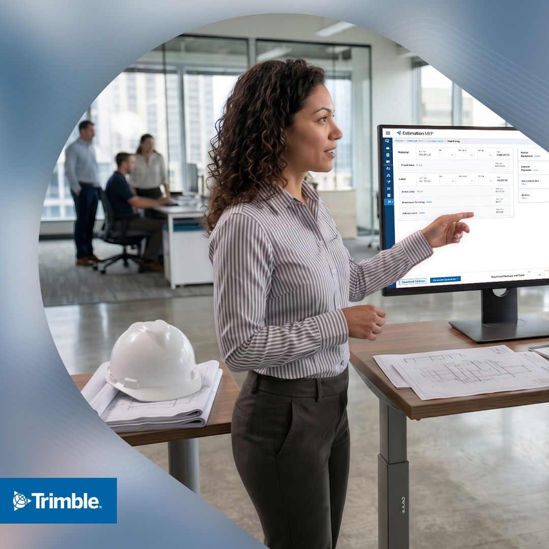 Trimble Construction Facebook ad: Don't let your data get trapped in a…