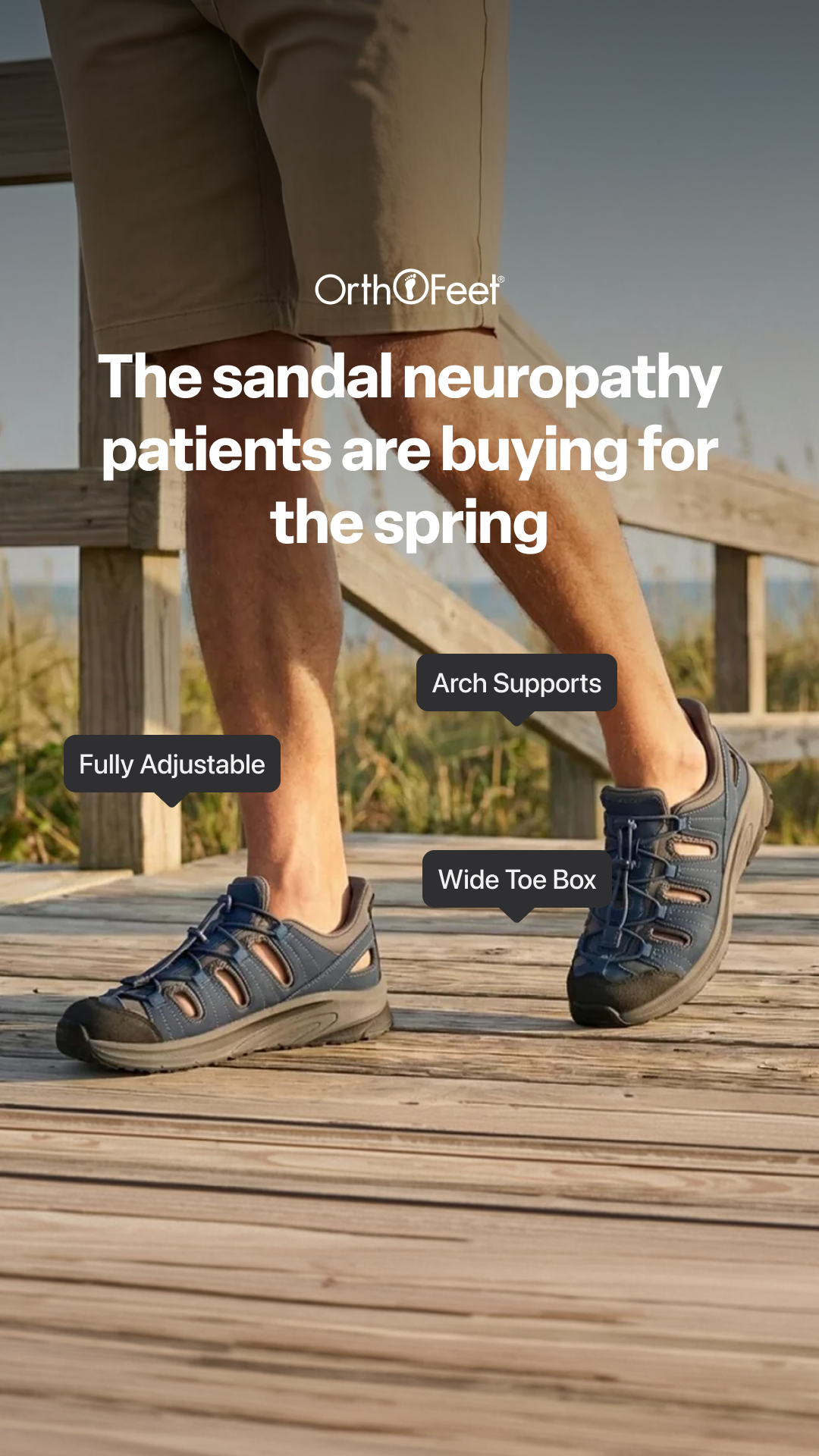 Orthofeet Facebook ad