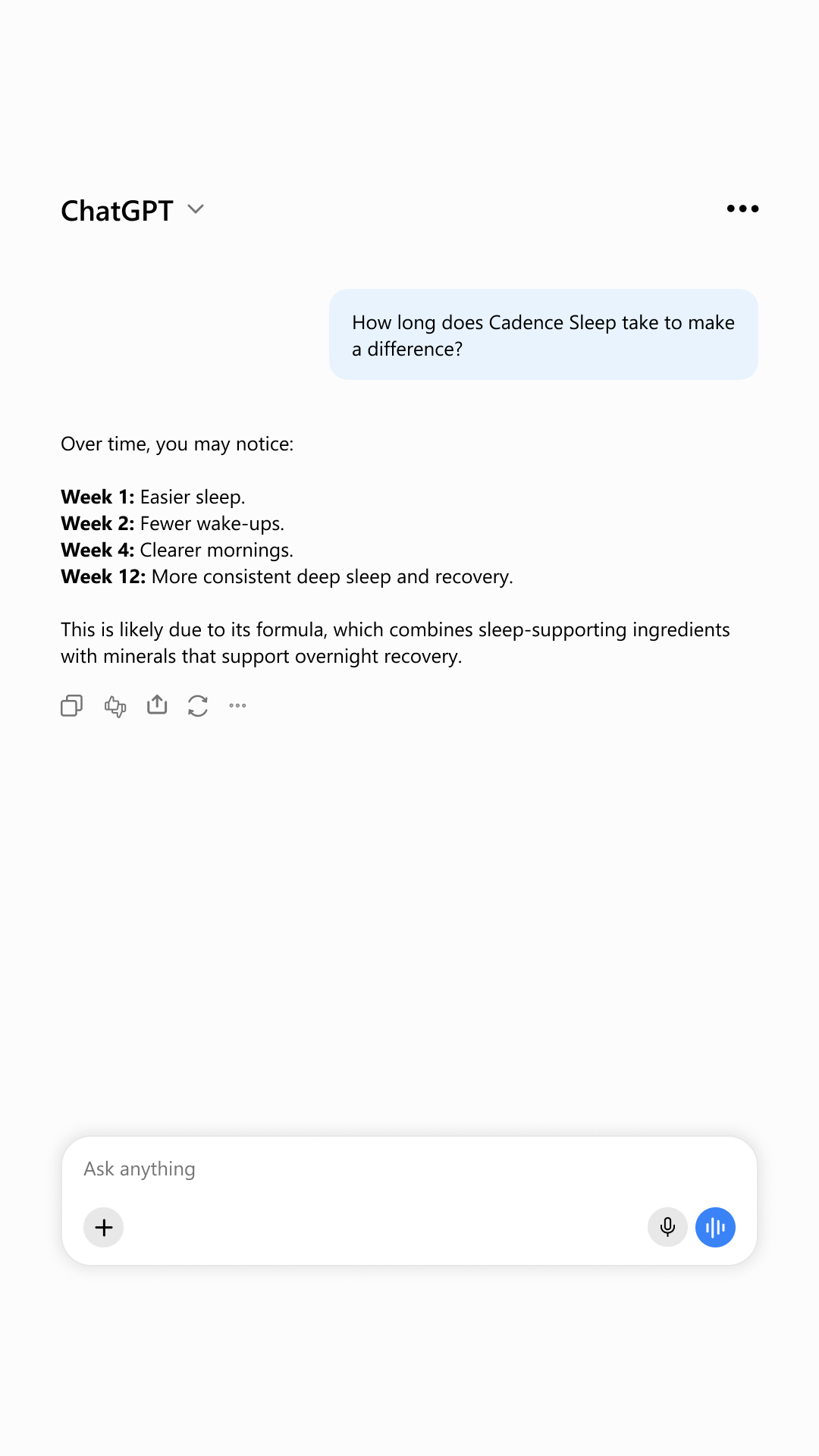 Use Cadence Facebook ad