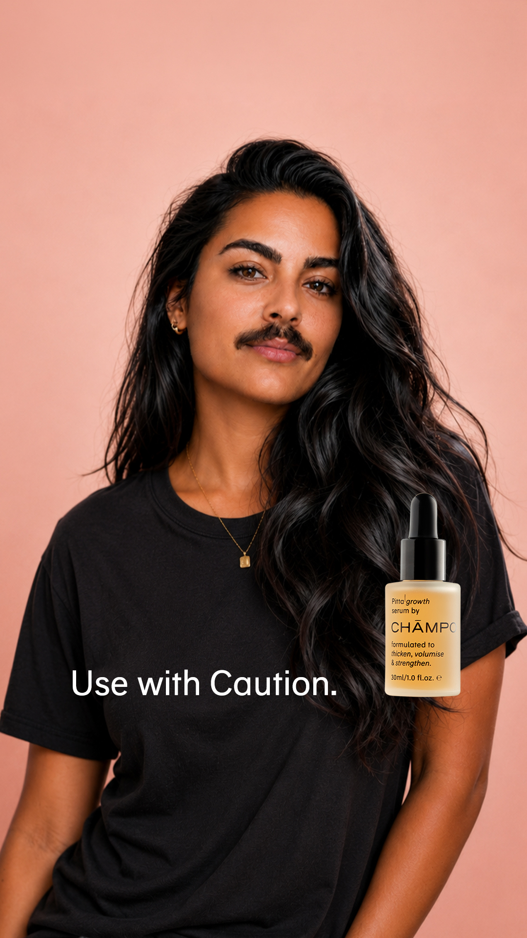 Chāmpo Haircare Facebook ad