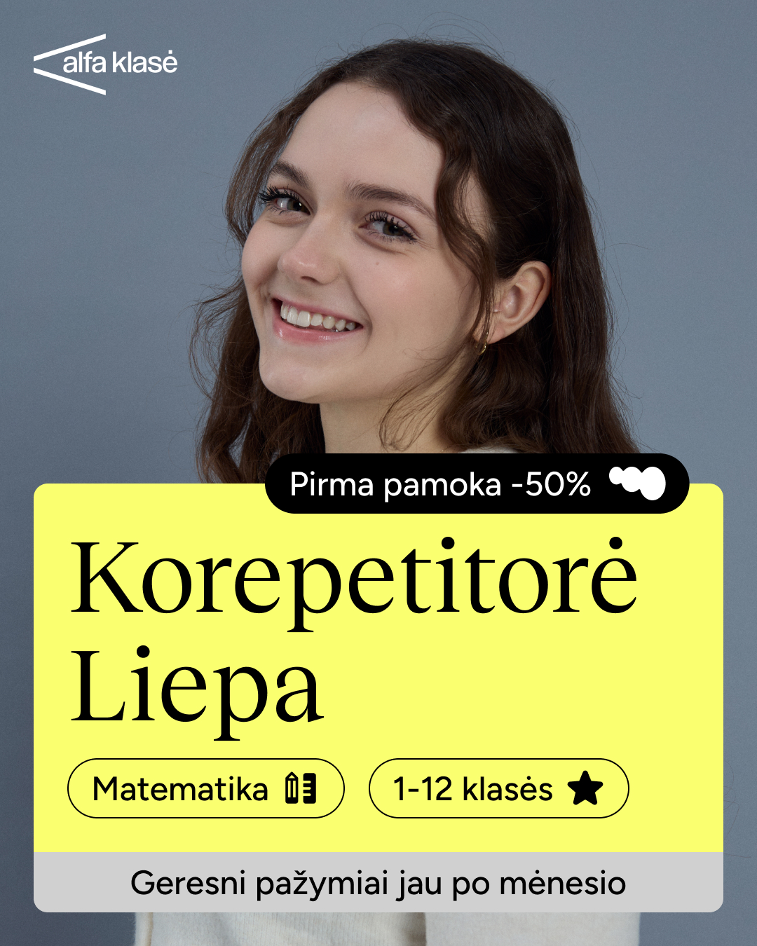 Alfa Klasė Facebook ad