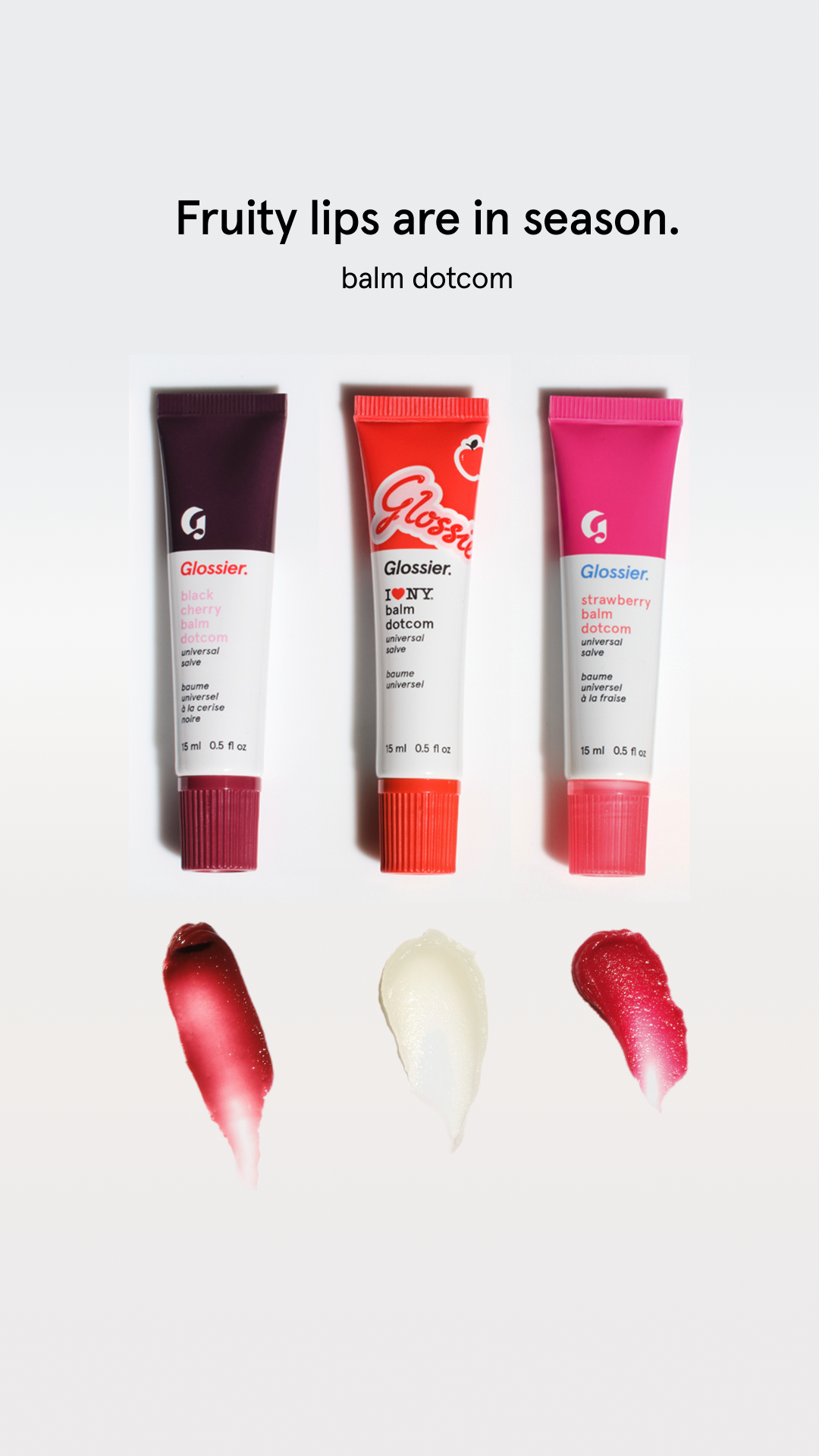 Glossier Facebook ad