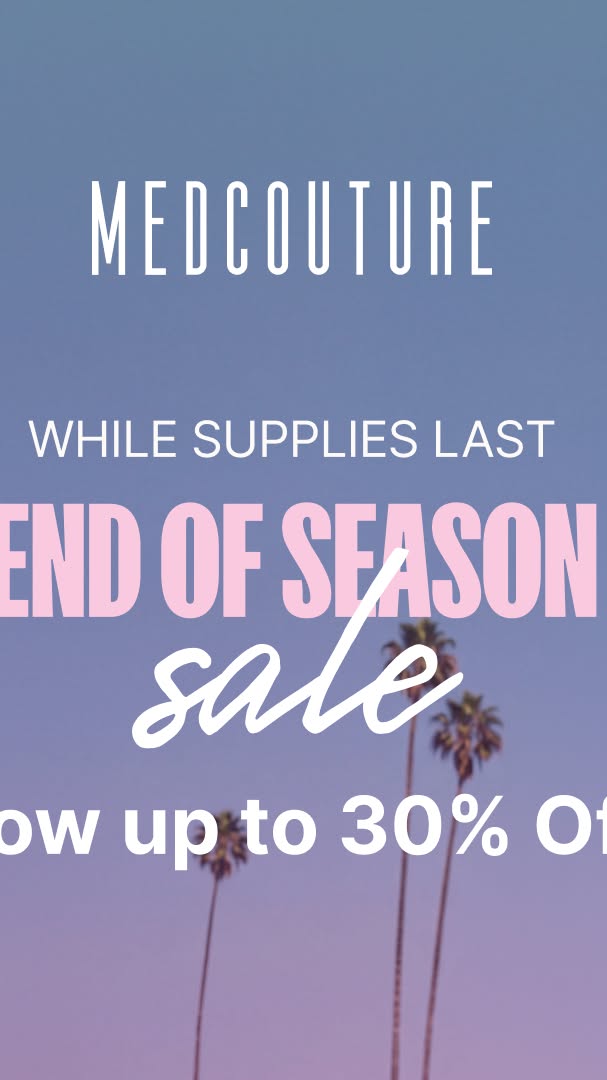 Med Couture Facebook ad: Sale's On, Shop Now