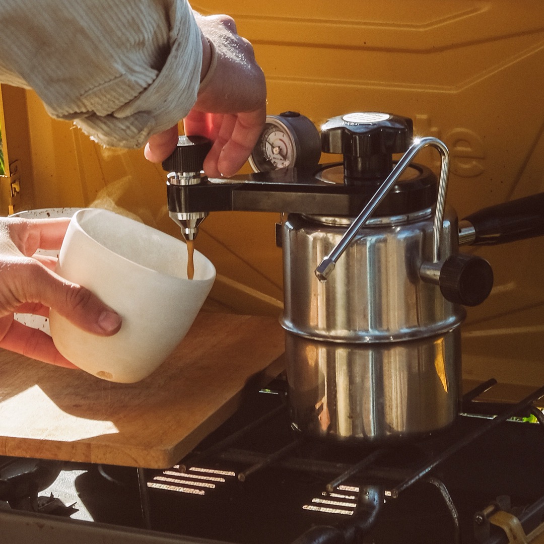 Alternative Brewing Facebook ad: No matter where you are, enjoy delicious lattes…