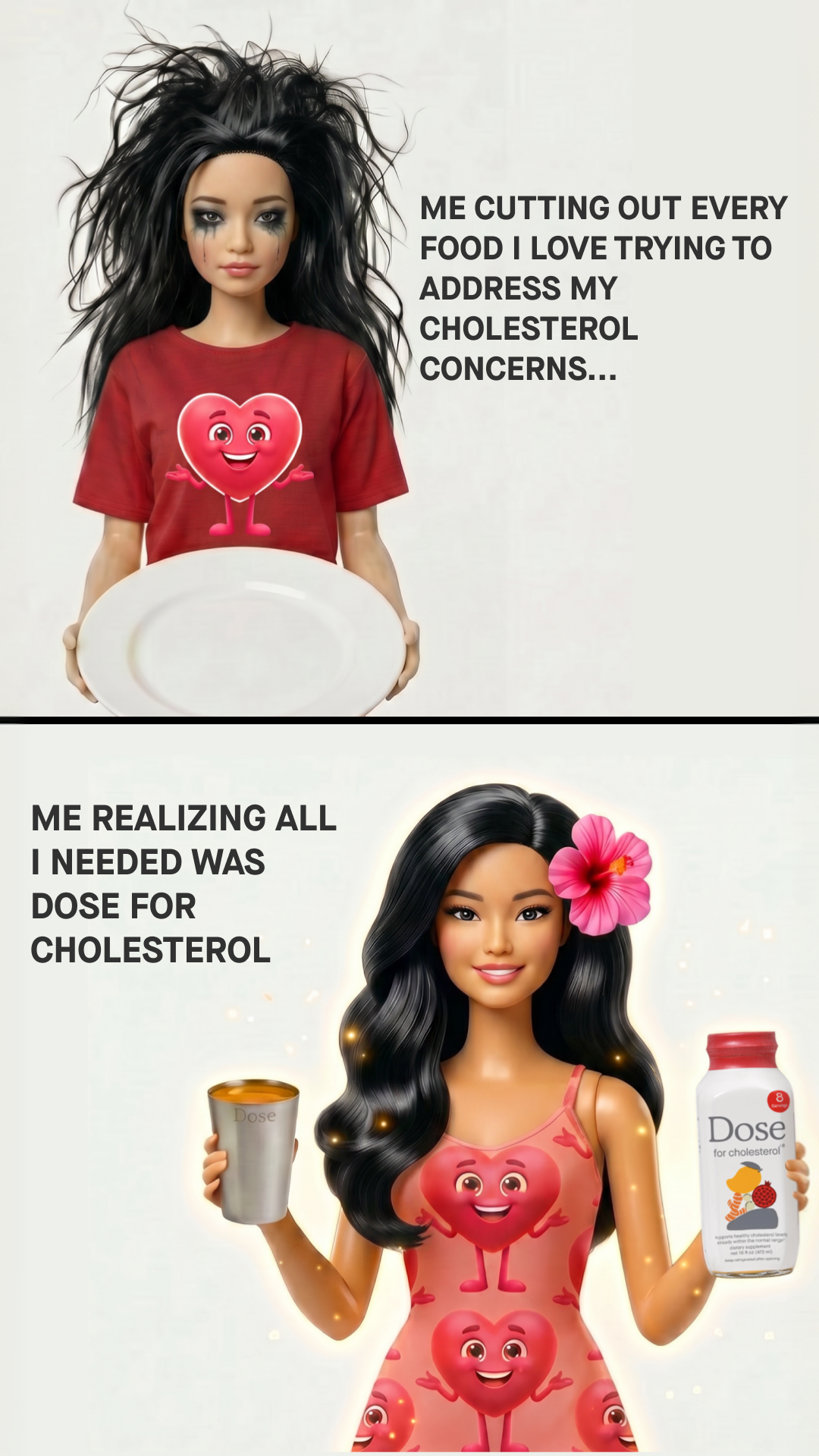 Dose for Cholesterol Facebook ad