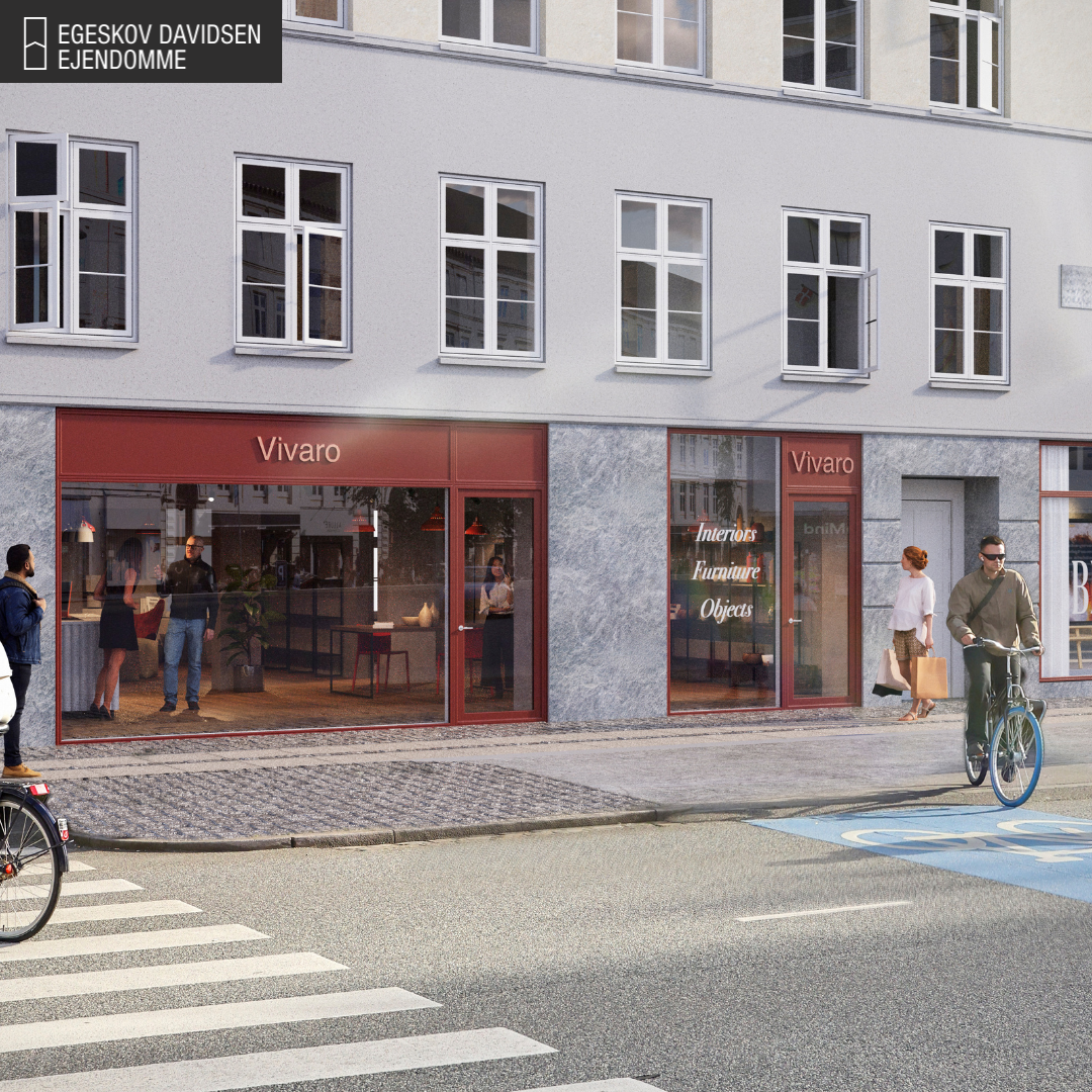 Egeskov Davidsen Ejendomme Facebook ad: Nyrenoveret ejendom og butikslejemål ud til krydset…