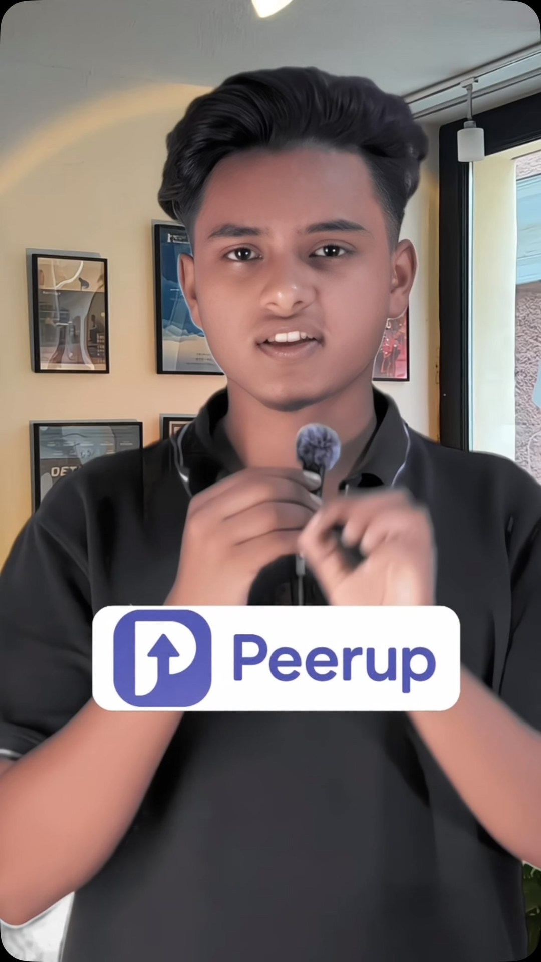 PeerUp - English Speaking App Facebook ad: Best App to Learn English