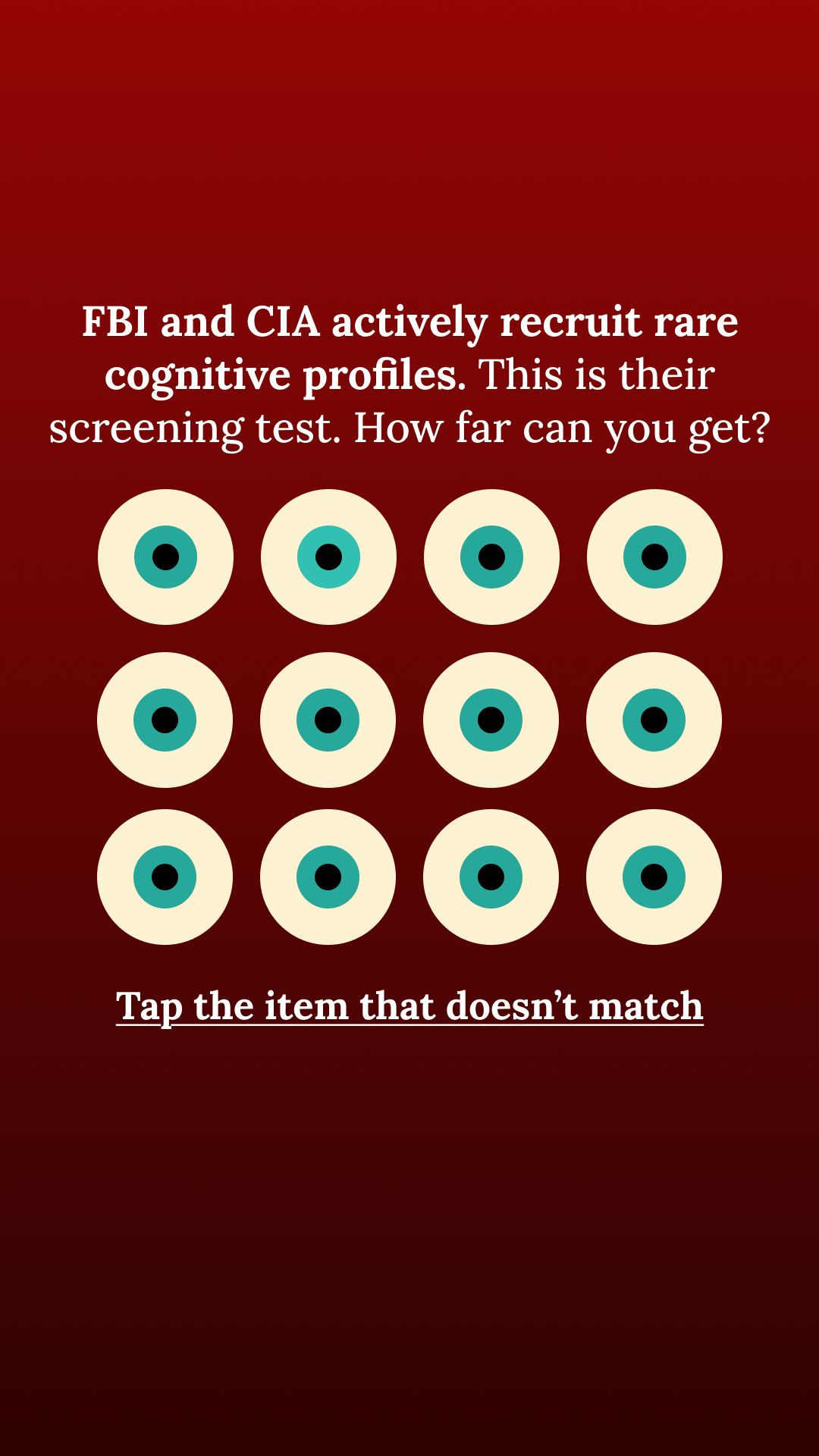Brain Health Check Facebook ad