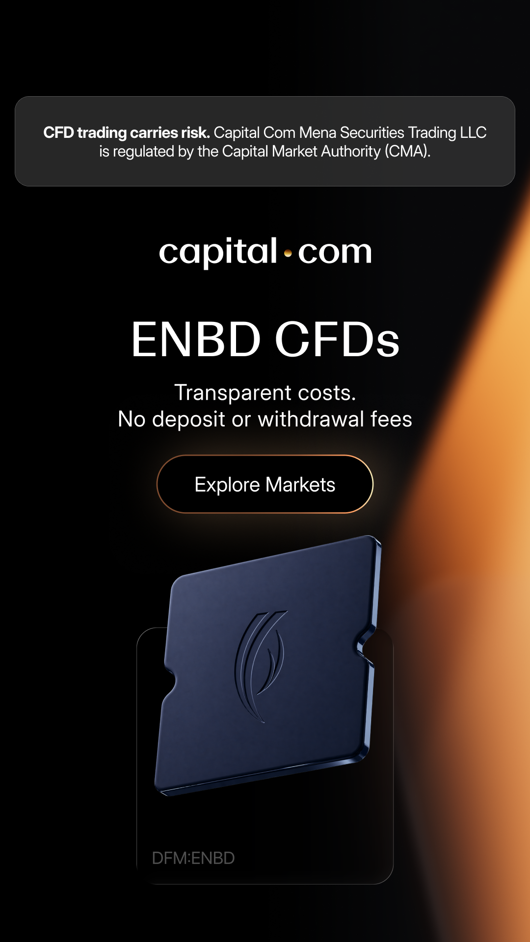 Capital.com International Facebook ad