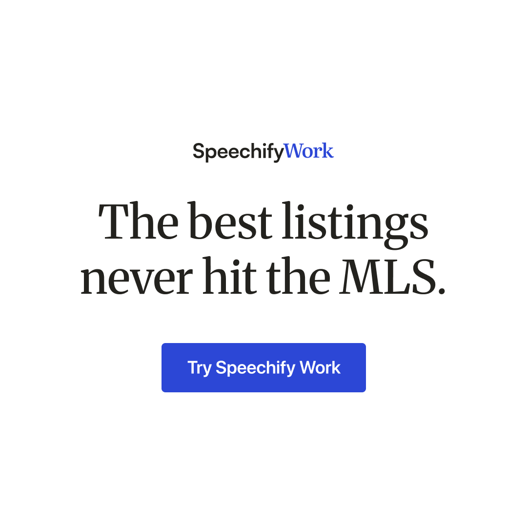Speechify Facebook ad