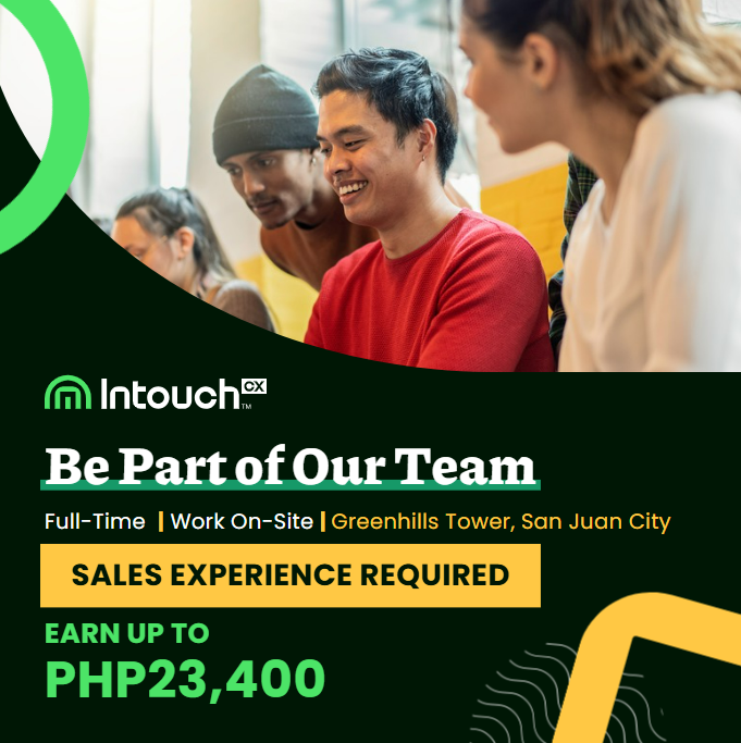 IntouchCX Philippines Facebook ad