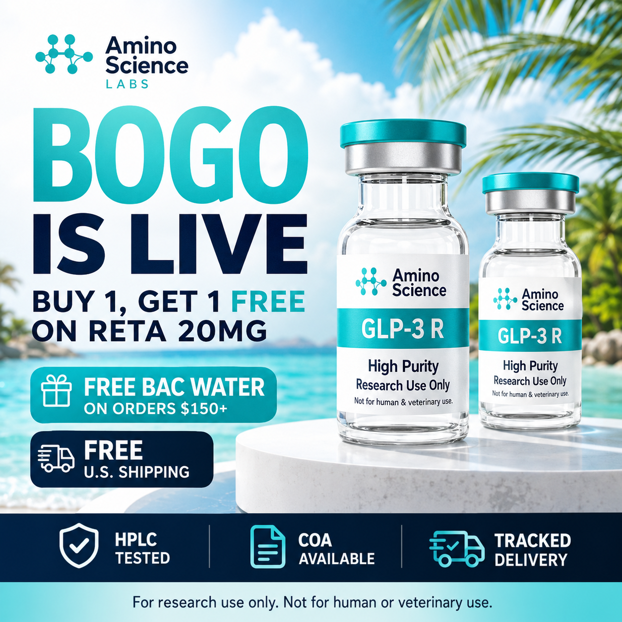 Amino Science Labs Facebook ad