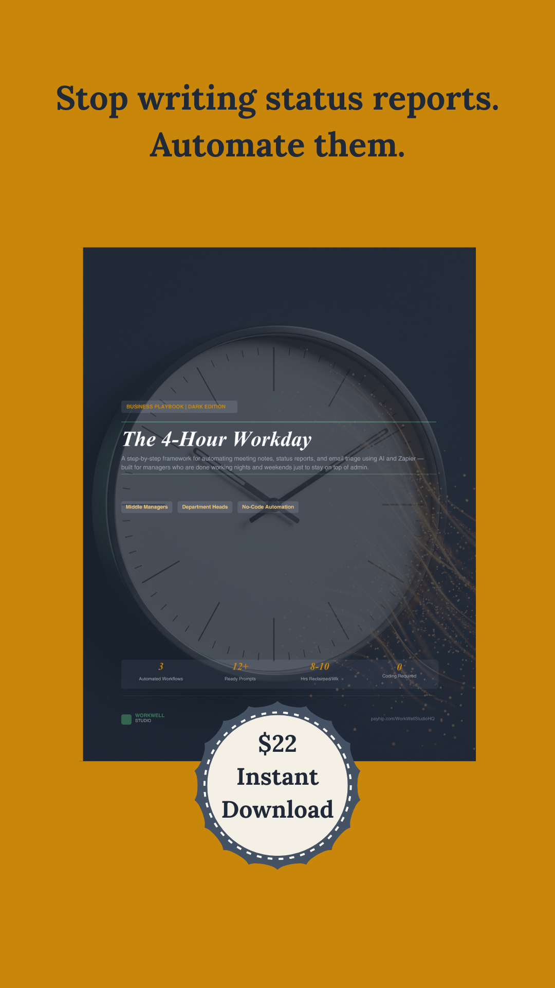 WorkWell Studio Facebook ad from Jul 9, 2026