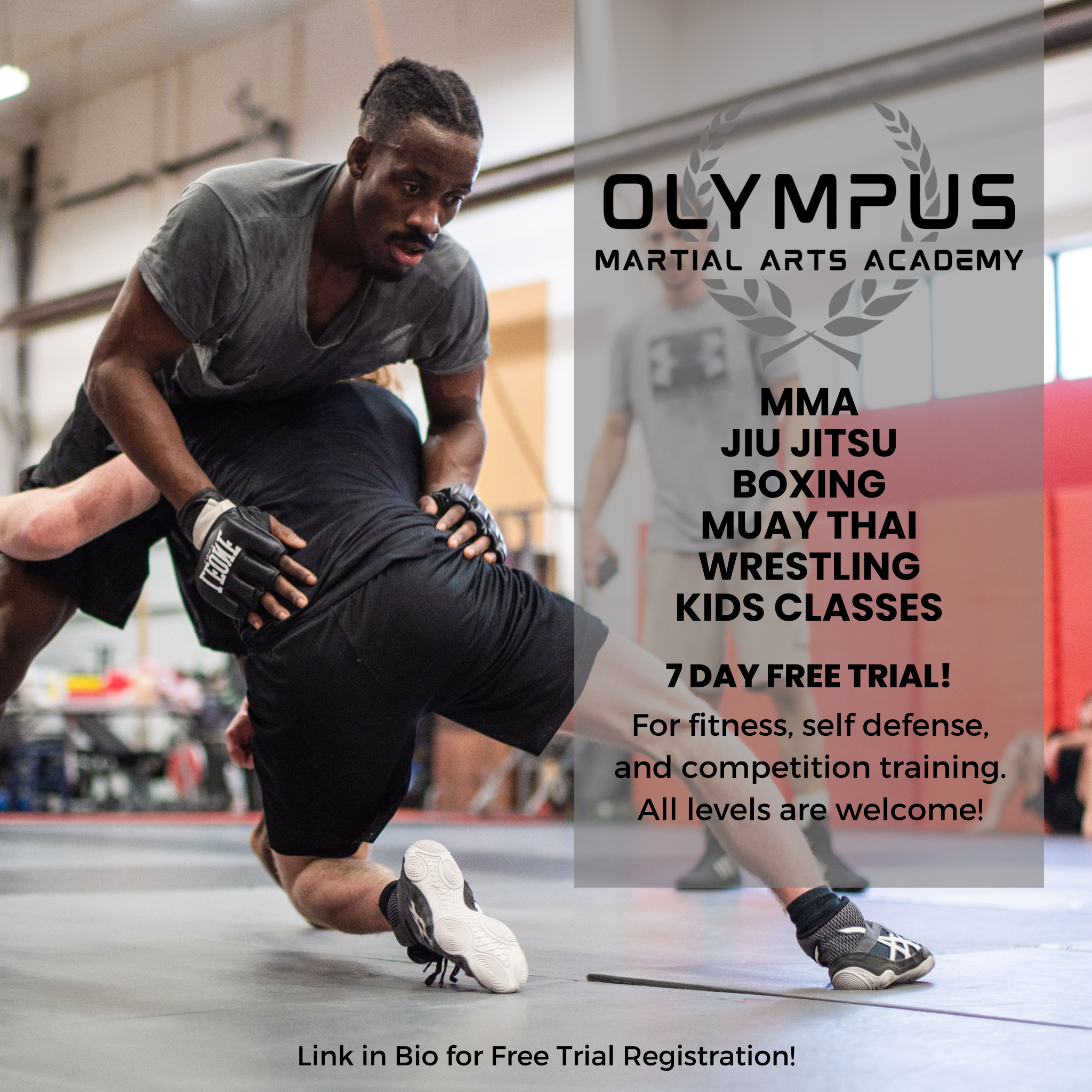 Olympus Martial Arts Academy Facebook ad