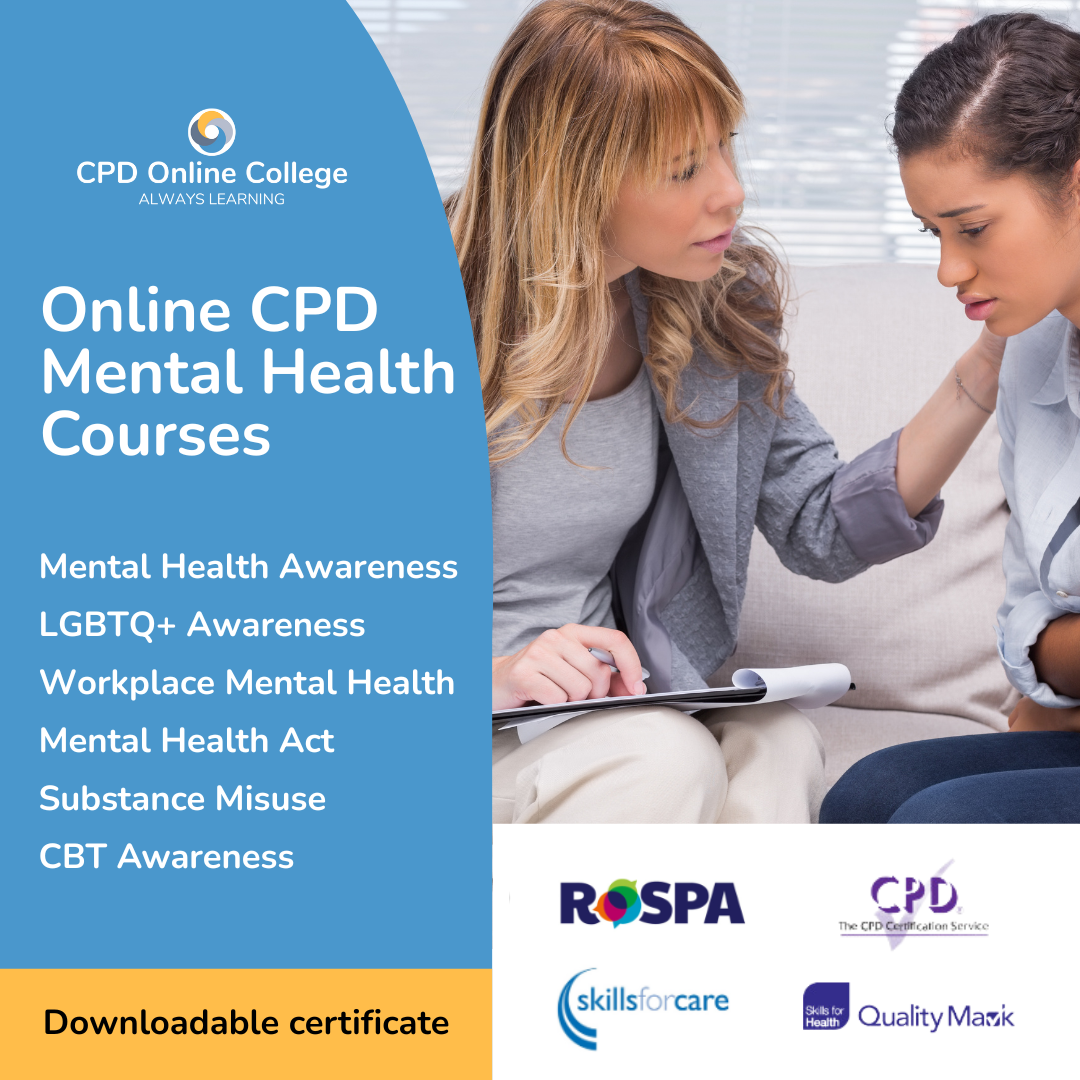 CPD Online College Facebook ad: Start Your Mental Health Course