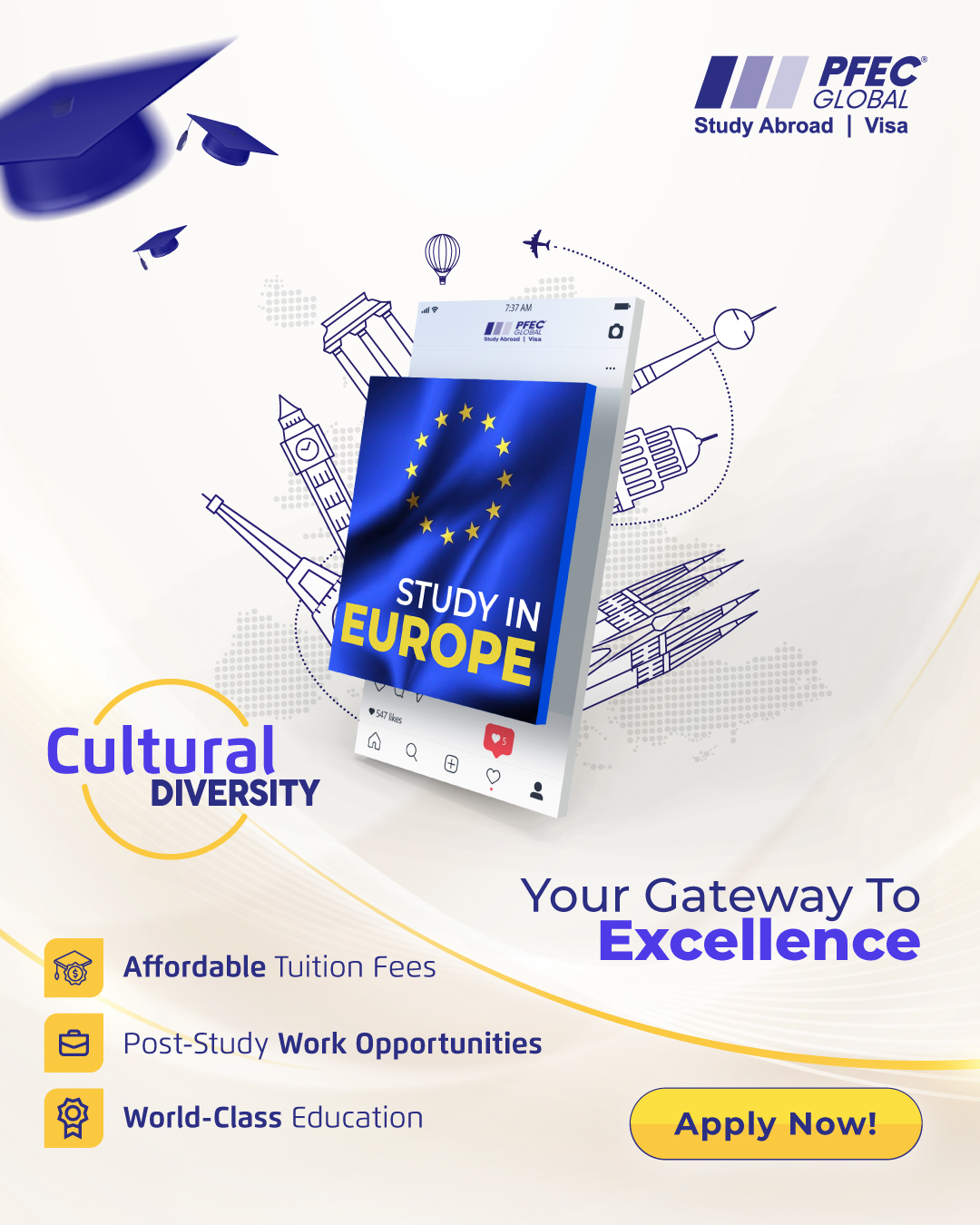 PFEC Global Facebook ad
