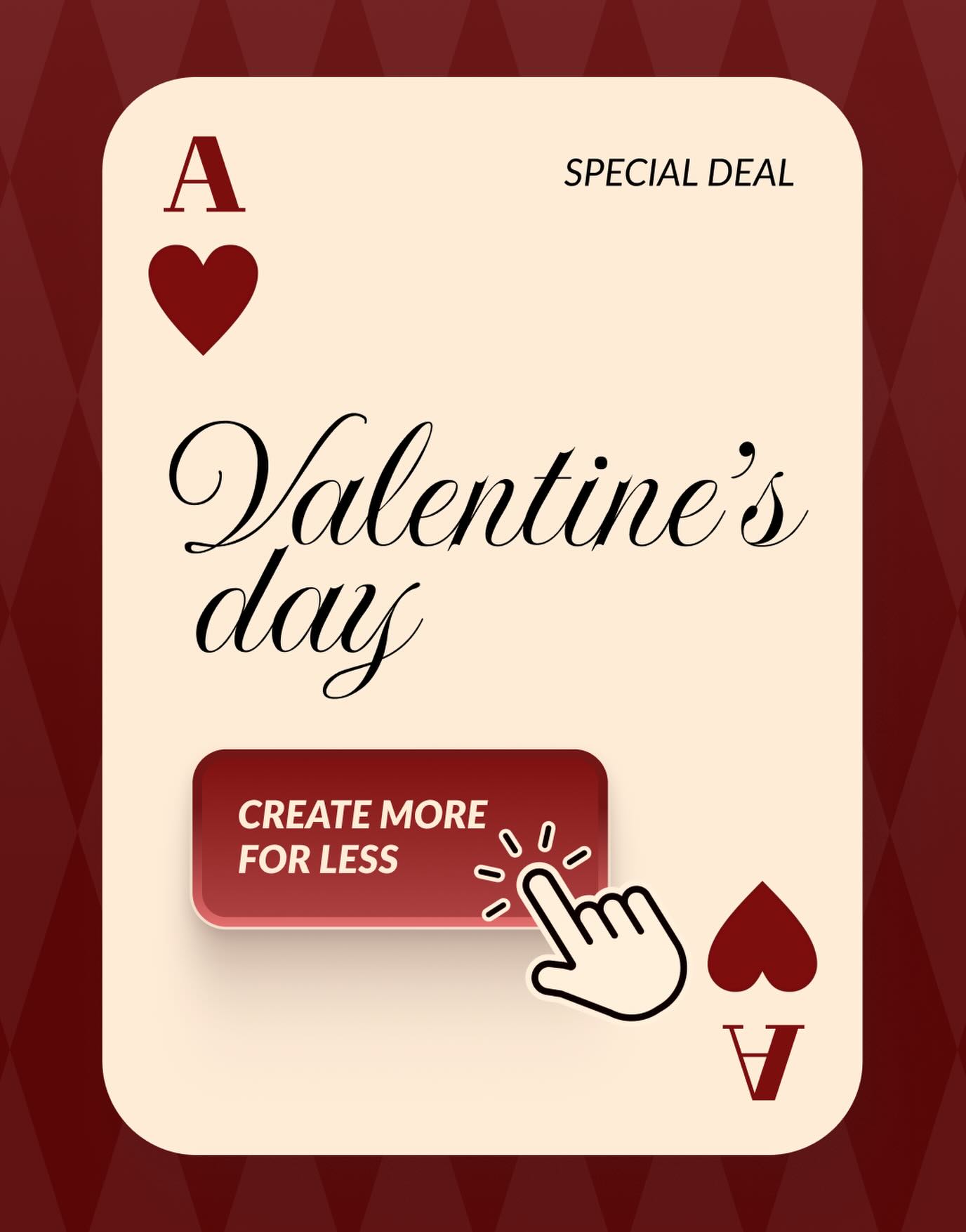 Collageable App Facebook ad: Valentine’s Deal is live