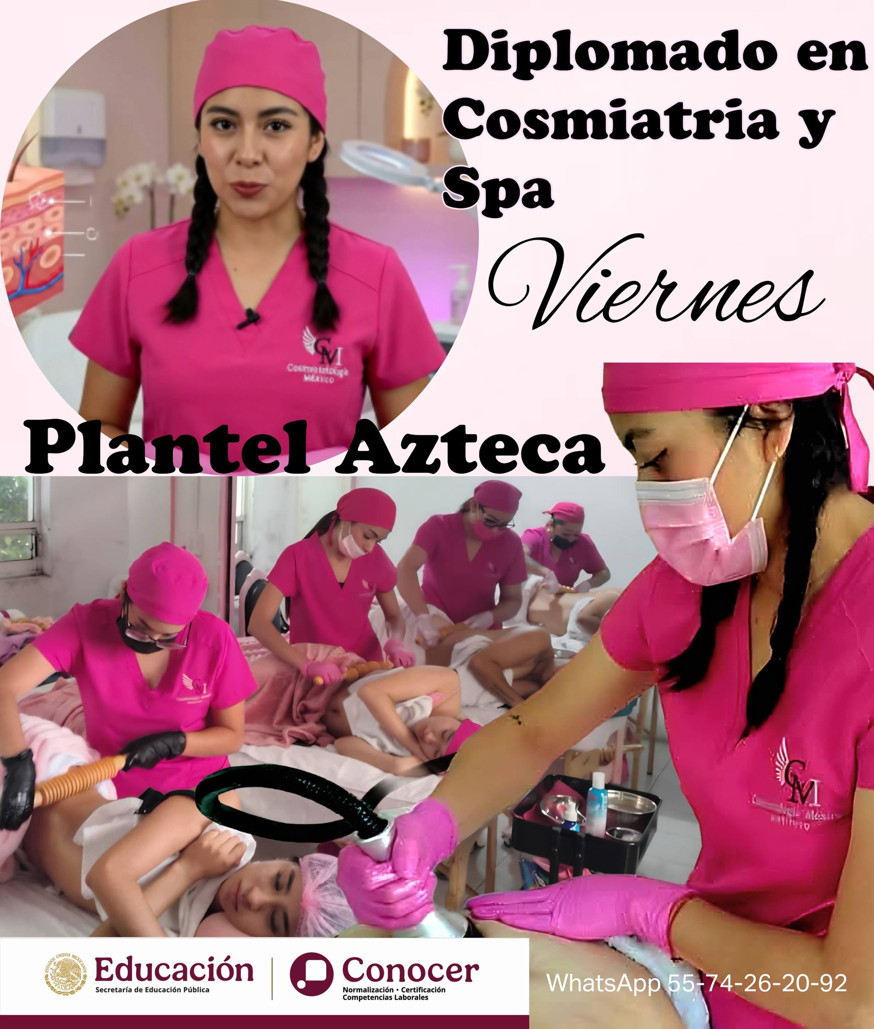 Cosmetología México Instituto. Plantel Azteca Facebook ad: INSCRIPCIÓN GRATIS Y NUEVAS TECNICAS