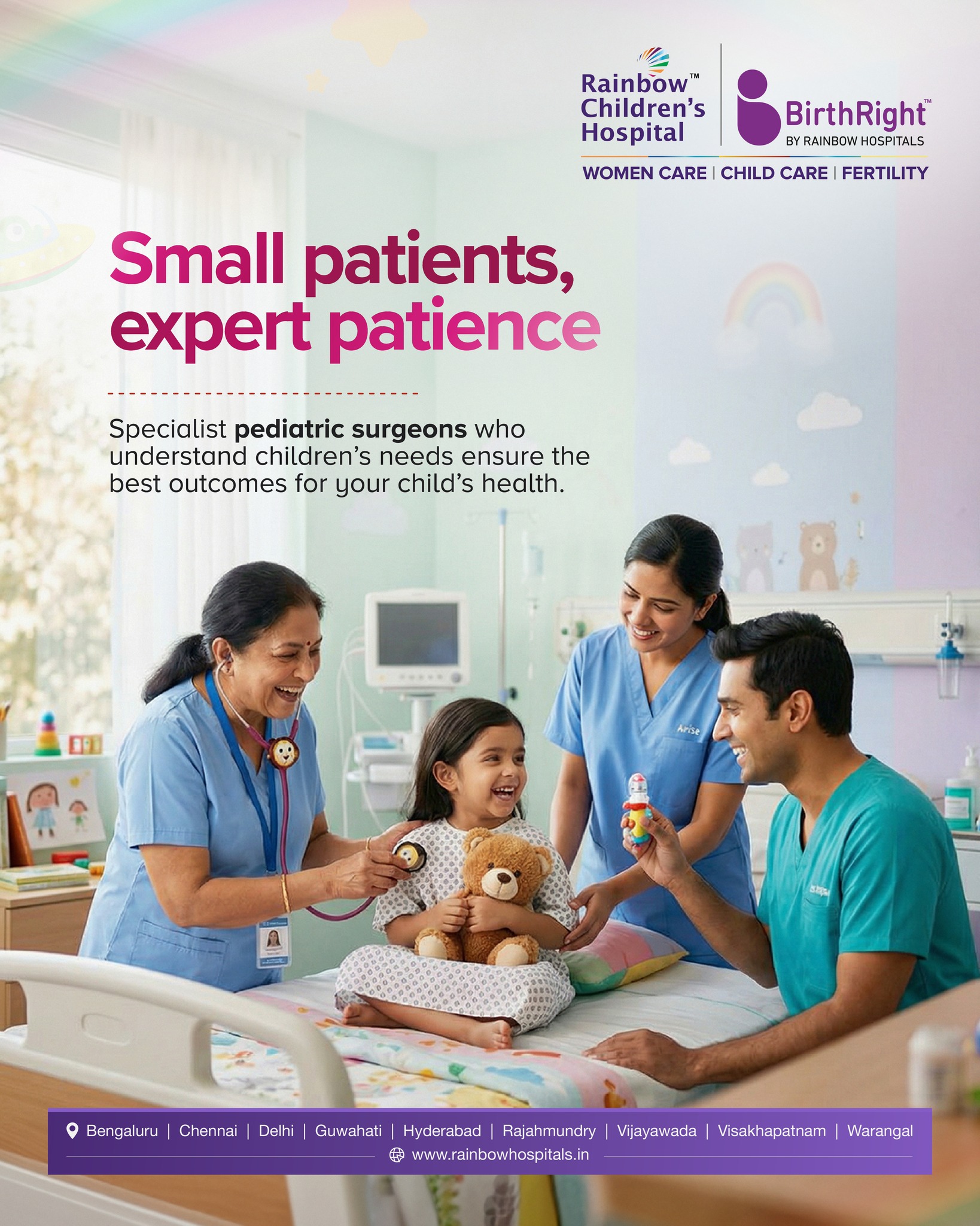 Rainbow Hospitals Facebook ad