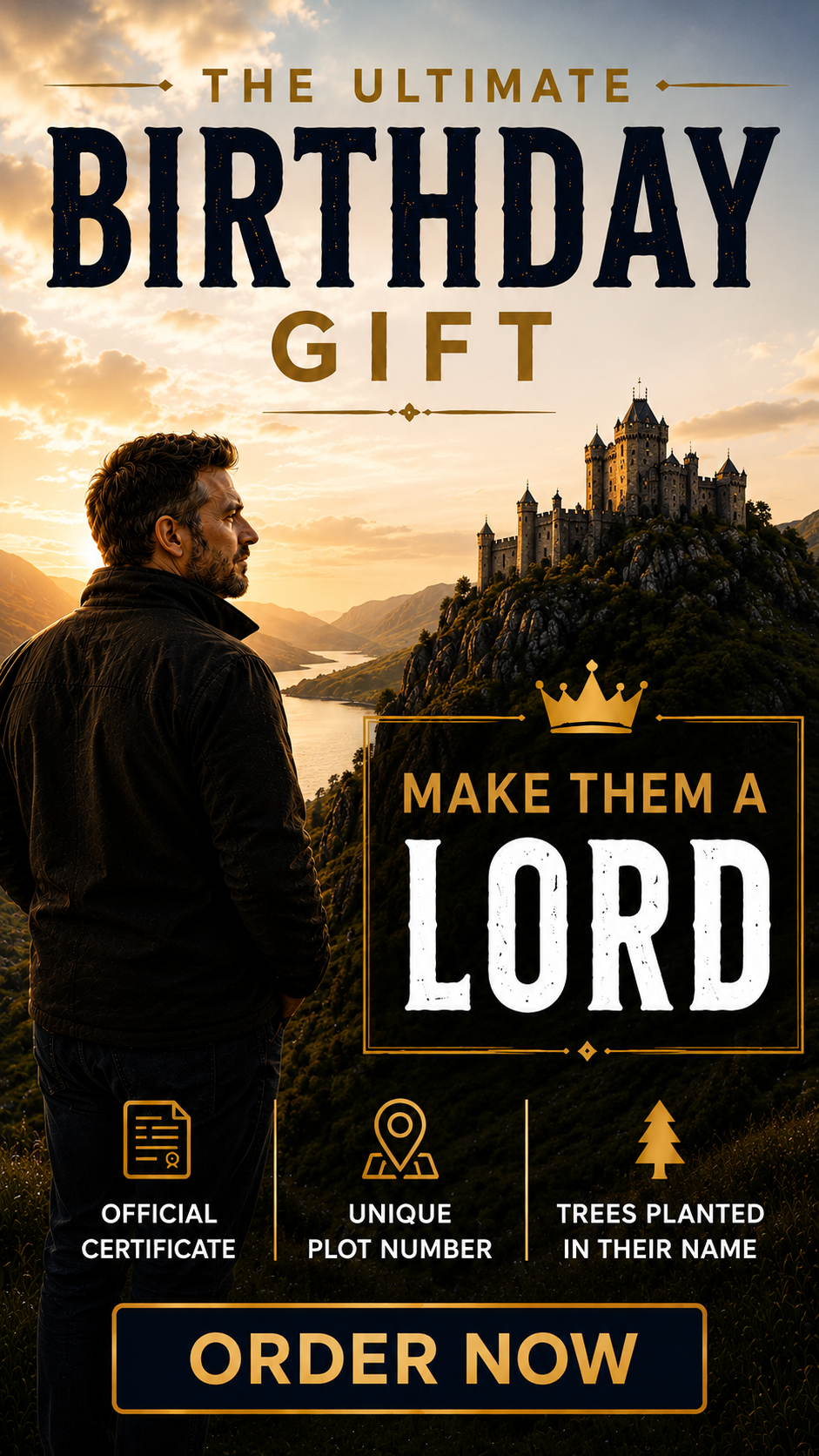 Scotlandtitle Facebook ad: Unique Gift