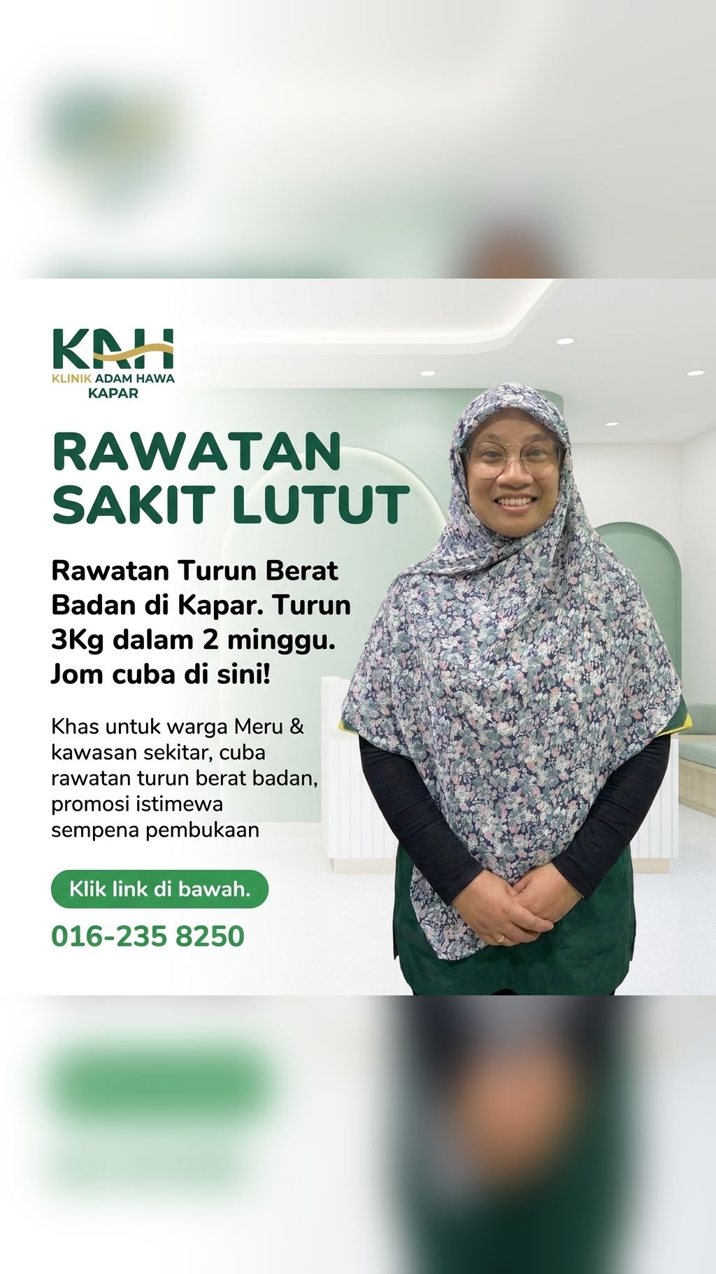 Klinik Adam Hawa Kapar Facebook ad from May 19, 2026