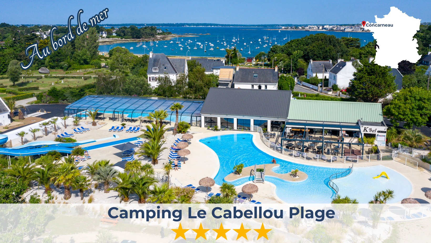 Camping Le Cabellou Plage - Concarneau - Bretagne Facebook ad: Préparez des vacances inoubliables en Bretagne.