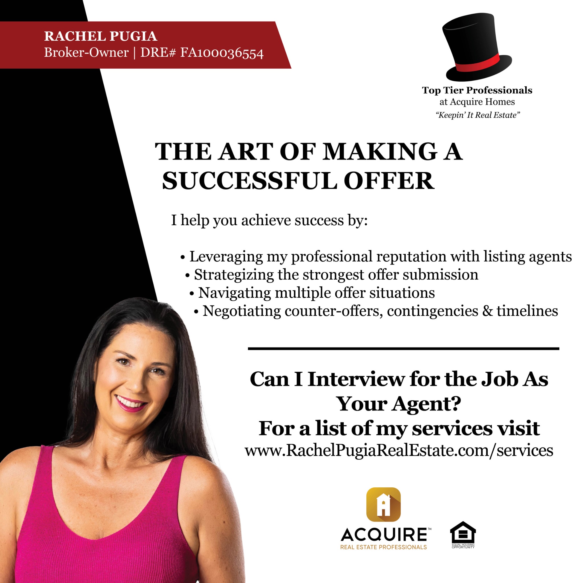 Rachel Pugia -Top Tier Real Estate Facebook ad: Message or Call (719) 330-5556 | (719) 884-6090