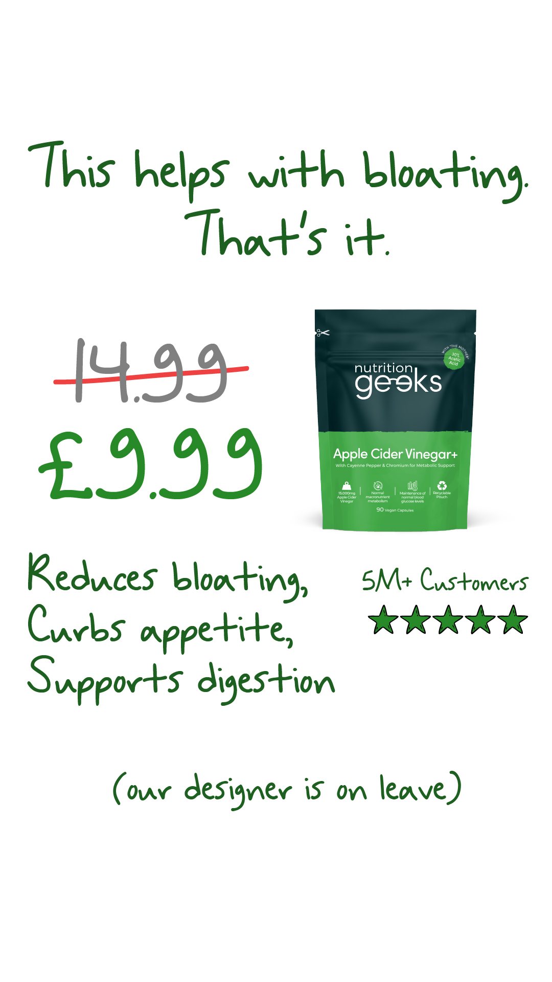 Nutrition Geeks Facebook ad