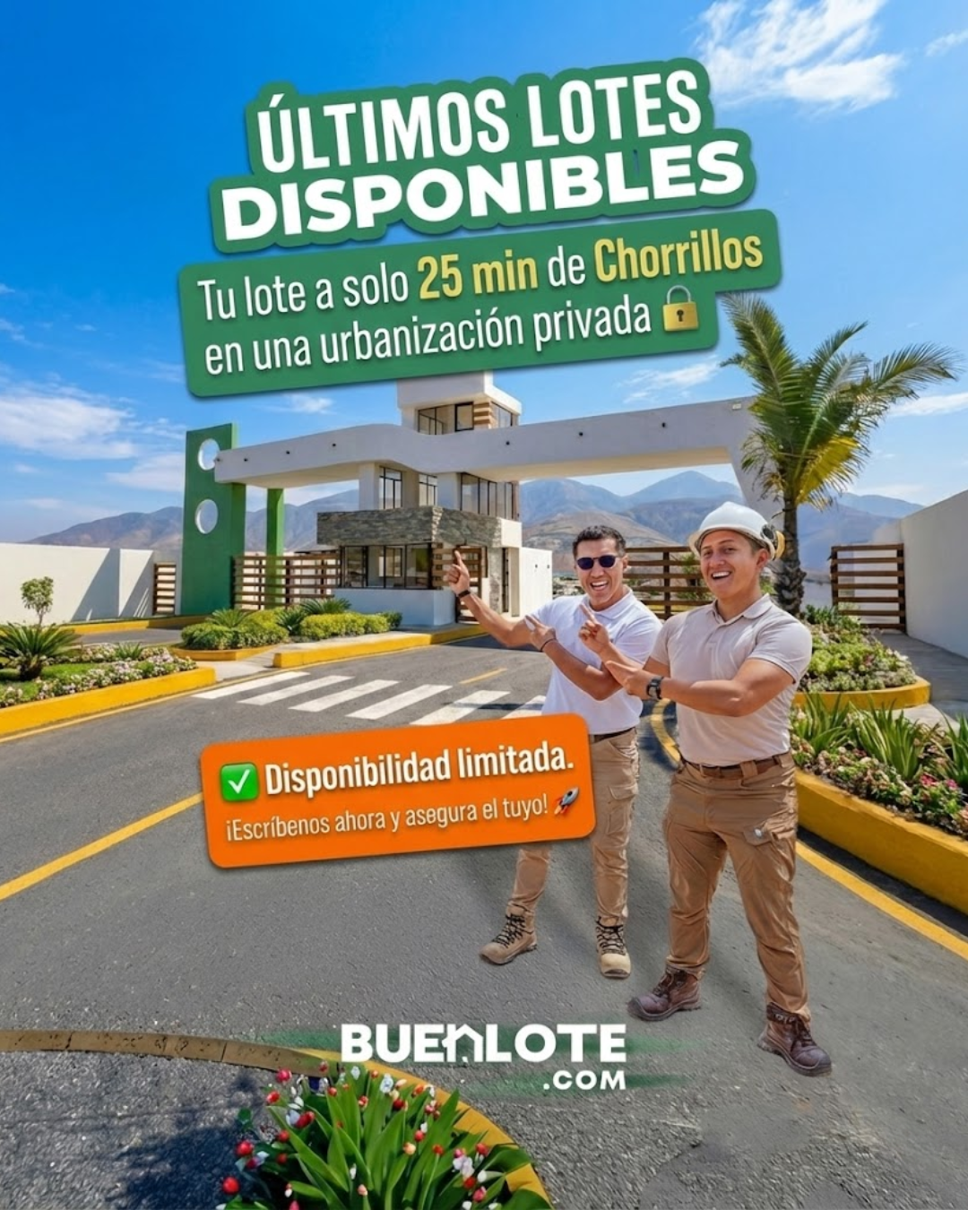 Buen Lote Facebook ad: Lotes a 25 min de Chorrillos