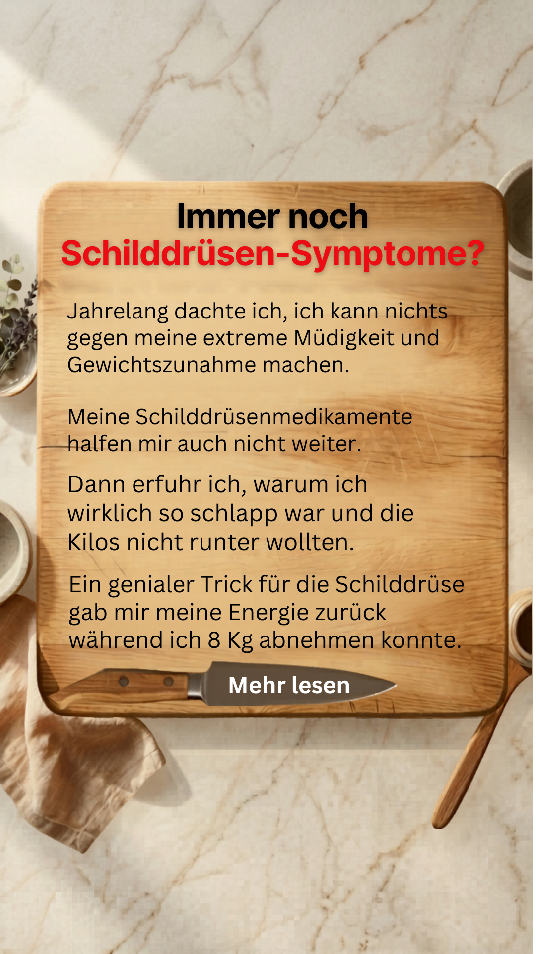 Mission Schilddrüse Facebook ad