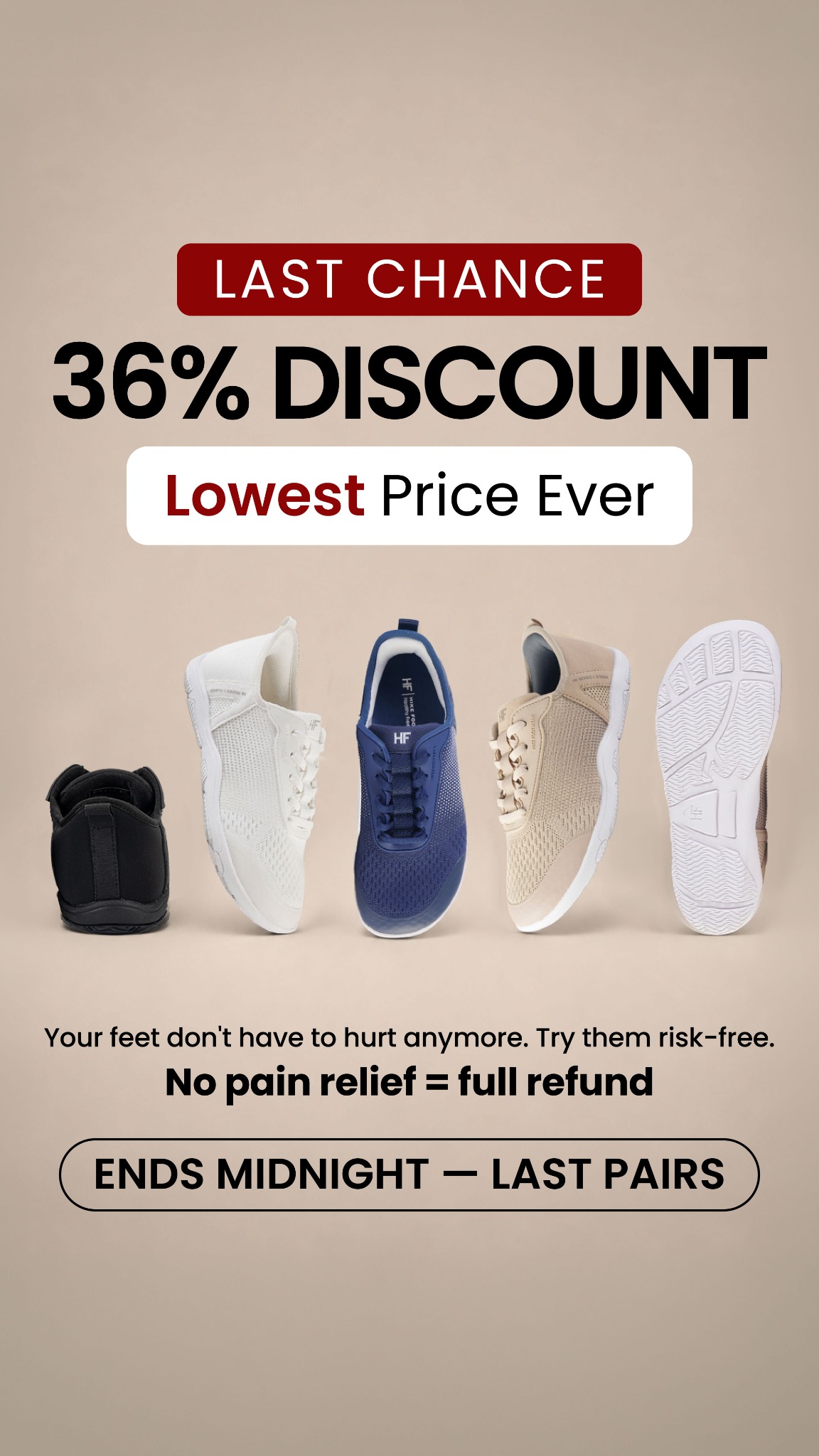 HIKE Footwear Facebook ad