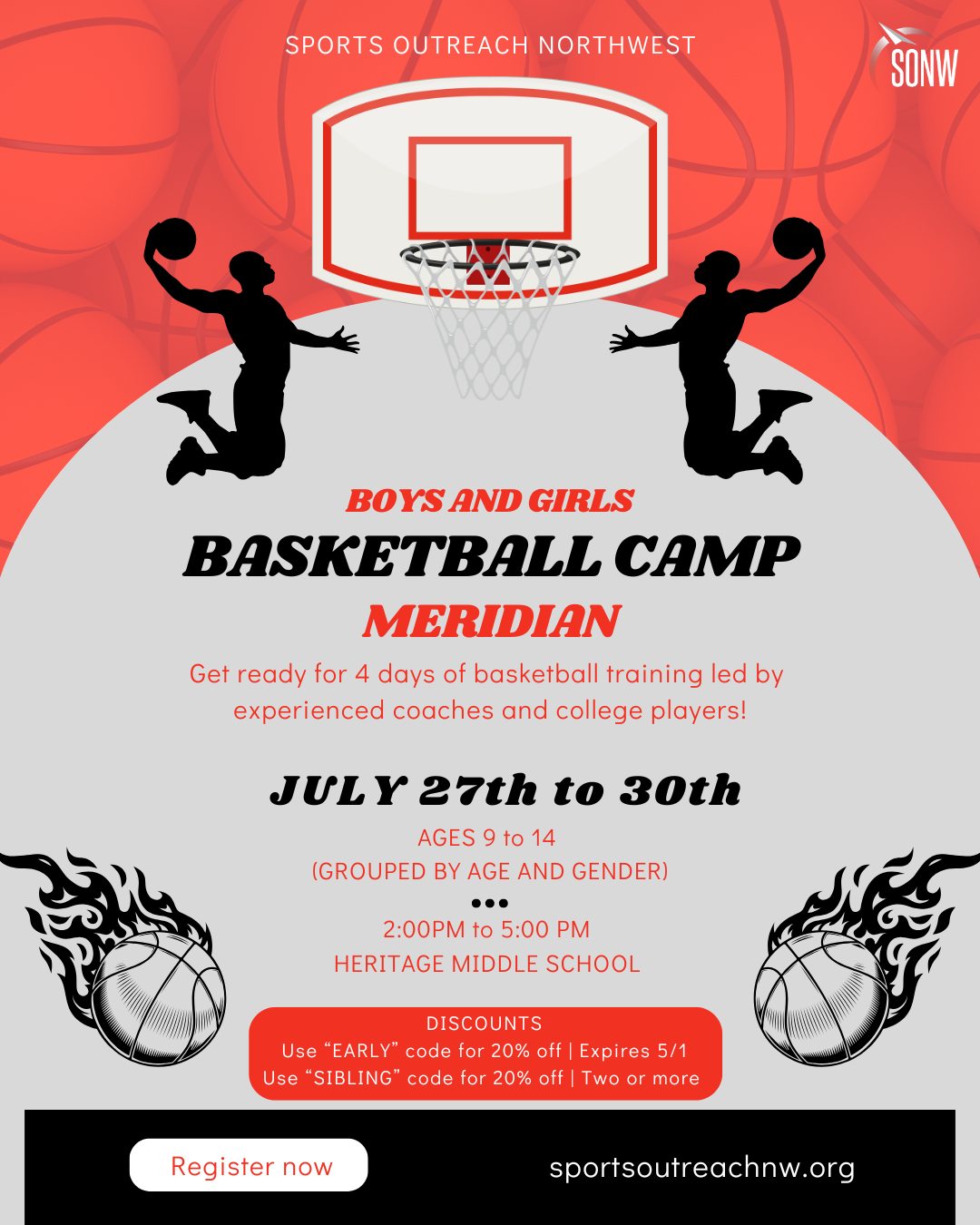 Sports Outreach Northwest Facebook ad: Basketball