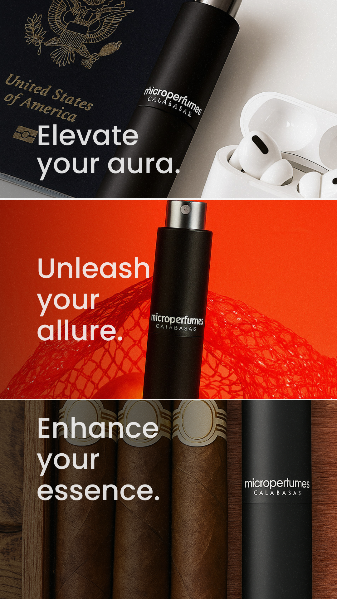 MicroPerfumes Facebook ad