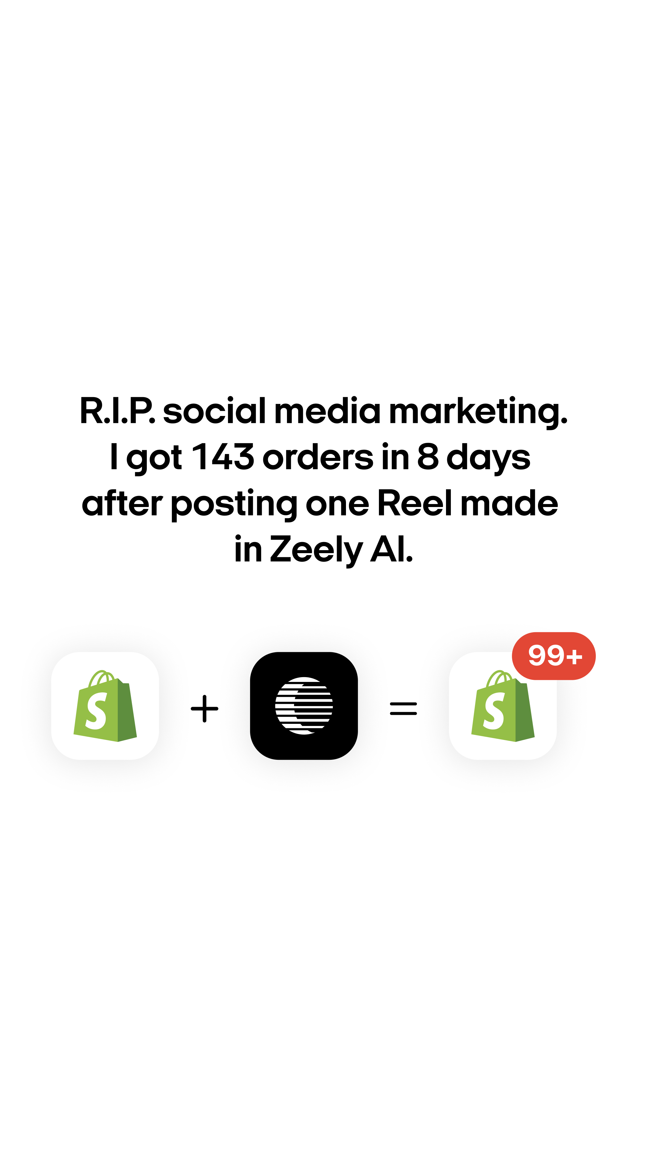 Zeely Facebook ad