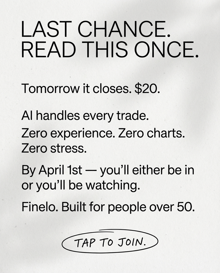 Finelo AI Facebook ad: Start Now!