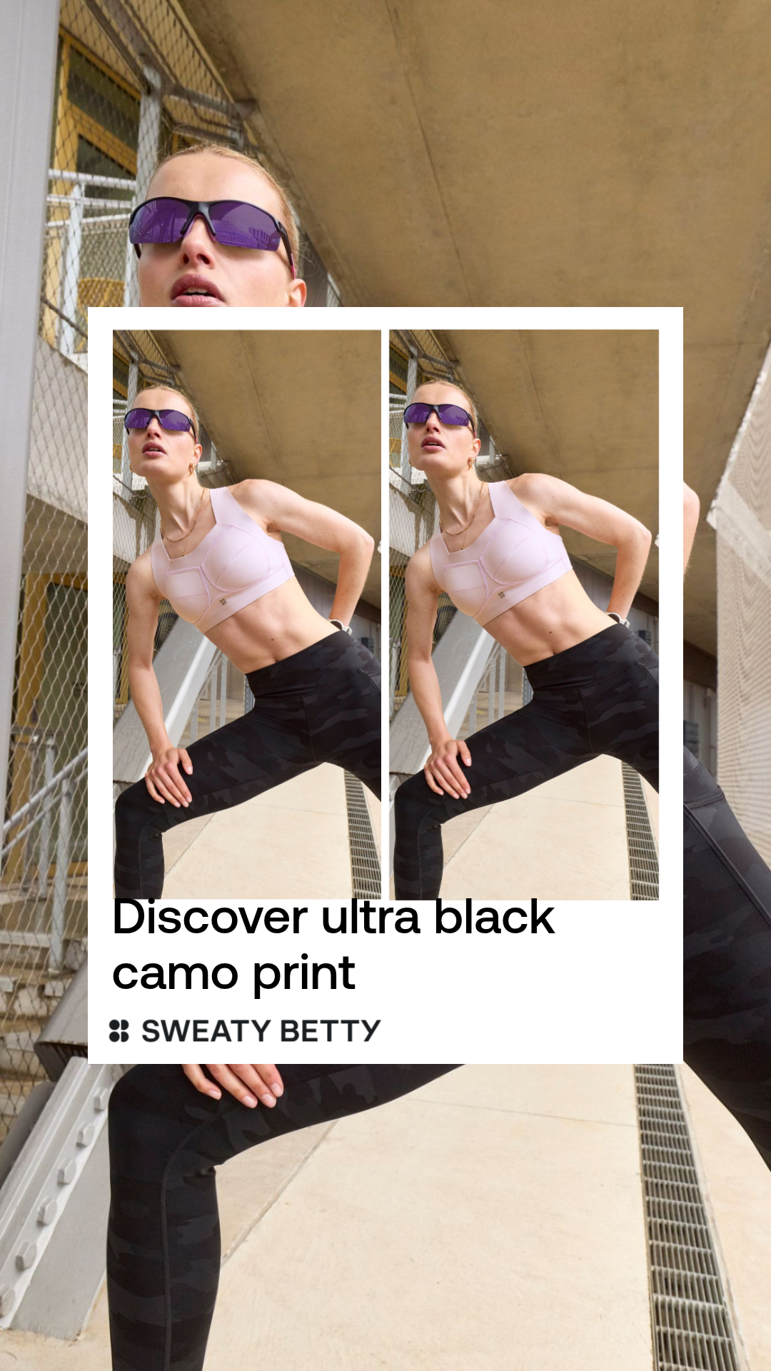 Sweaty Betty Facebook ad