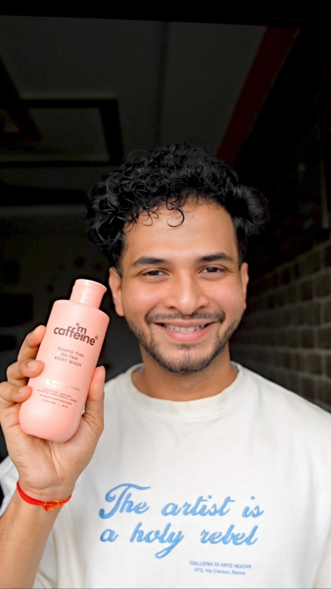 MCaffeine Facebook ad: Comment Bodywash for link
