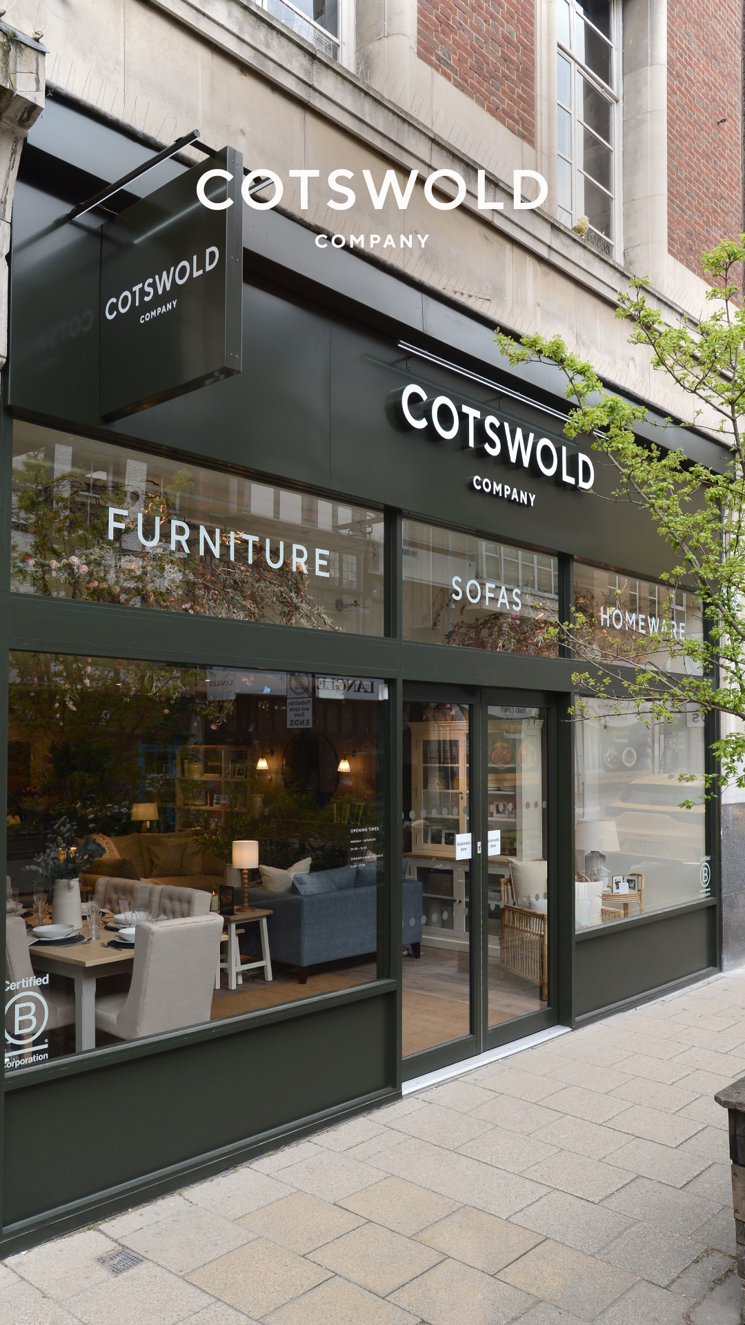 The Cotswold Company Facebook ad