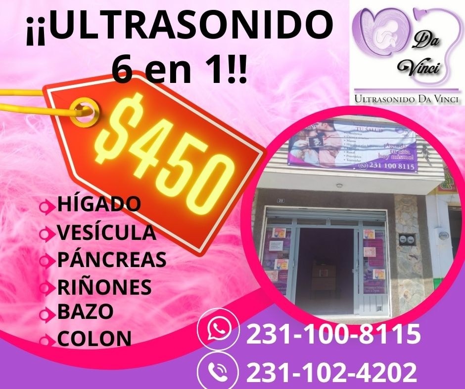 Ultrasonido DaVinci Facebook ad: Agenda tu cita ¡¡HOY MISMO!