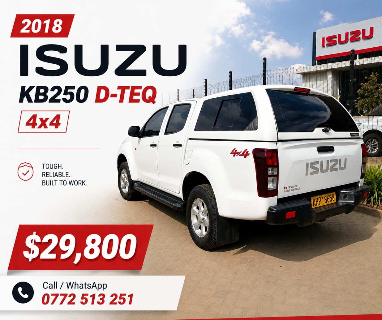 Zimbabwe Online Classifieds Adverts Facebook ad: Manual 4x4 - Full Service History