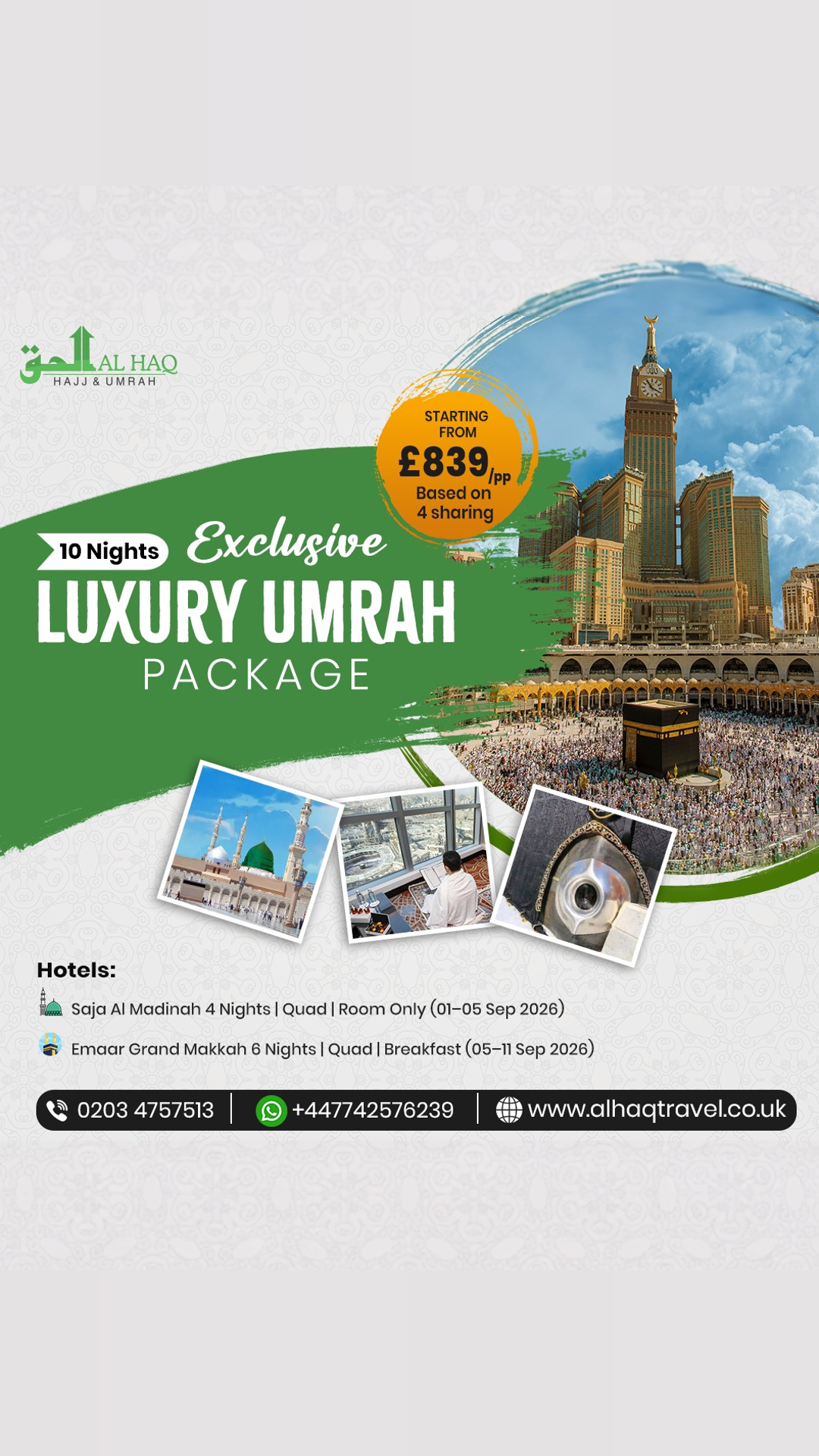 Alhaq Travel Facebook ad