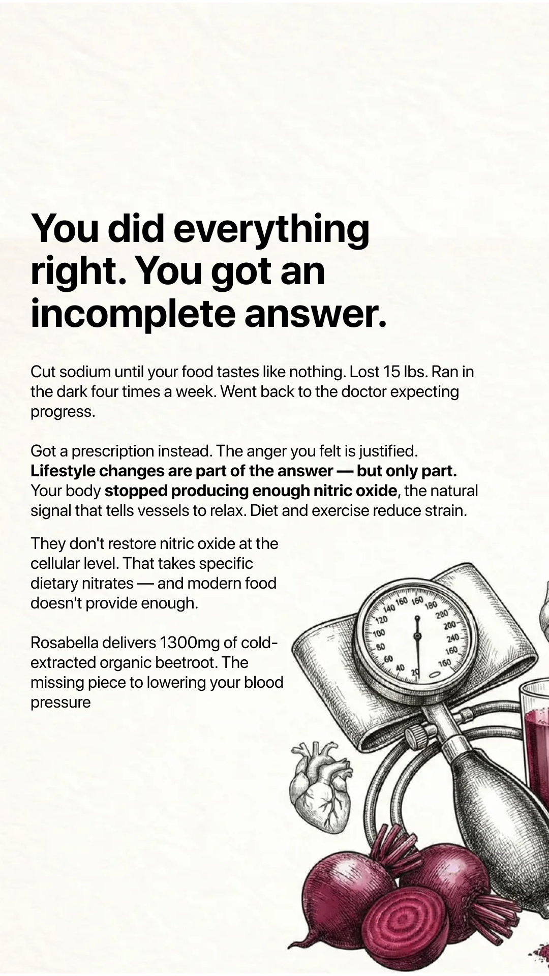 Blood Pressure Secrets Facebook ad