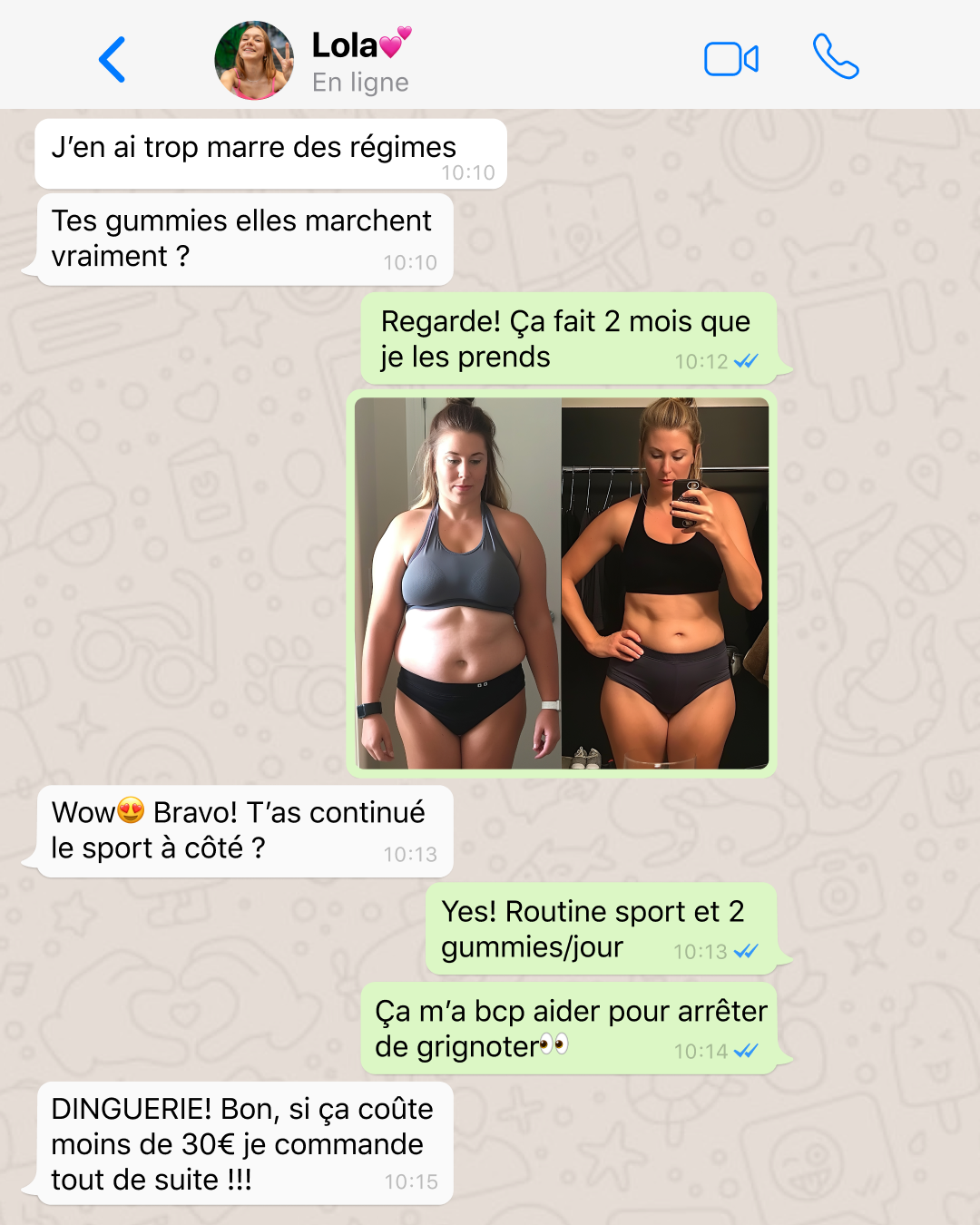 Mium Lab Facebook ad: -7cm de tour de taille en 3 mois