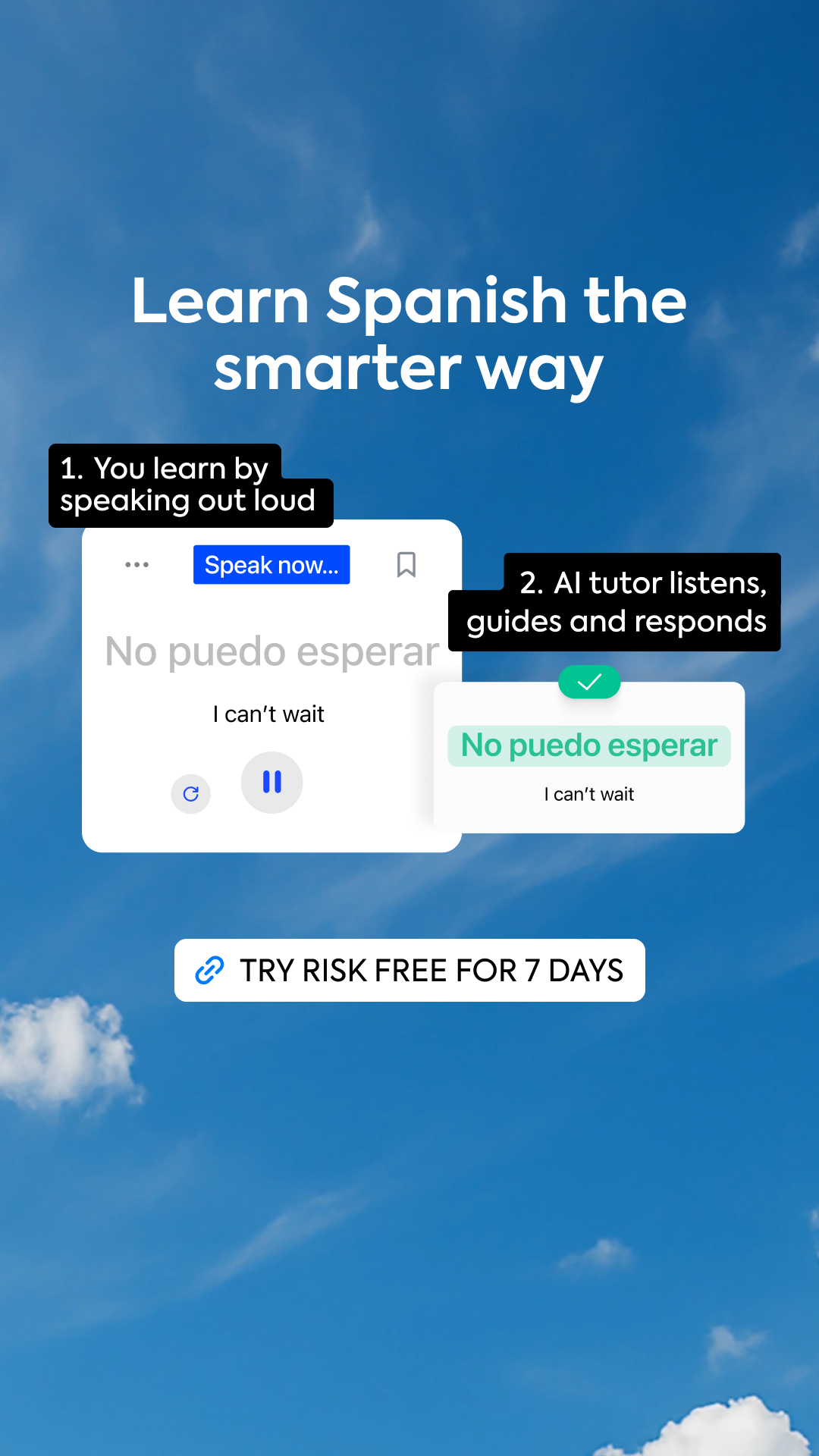 Speak Facebook ad