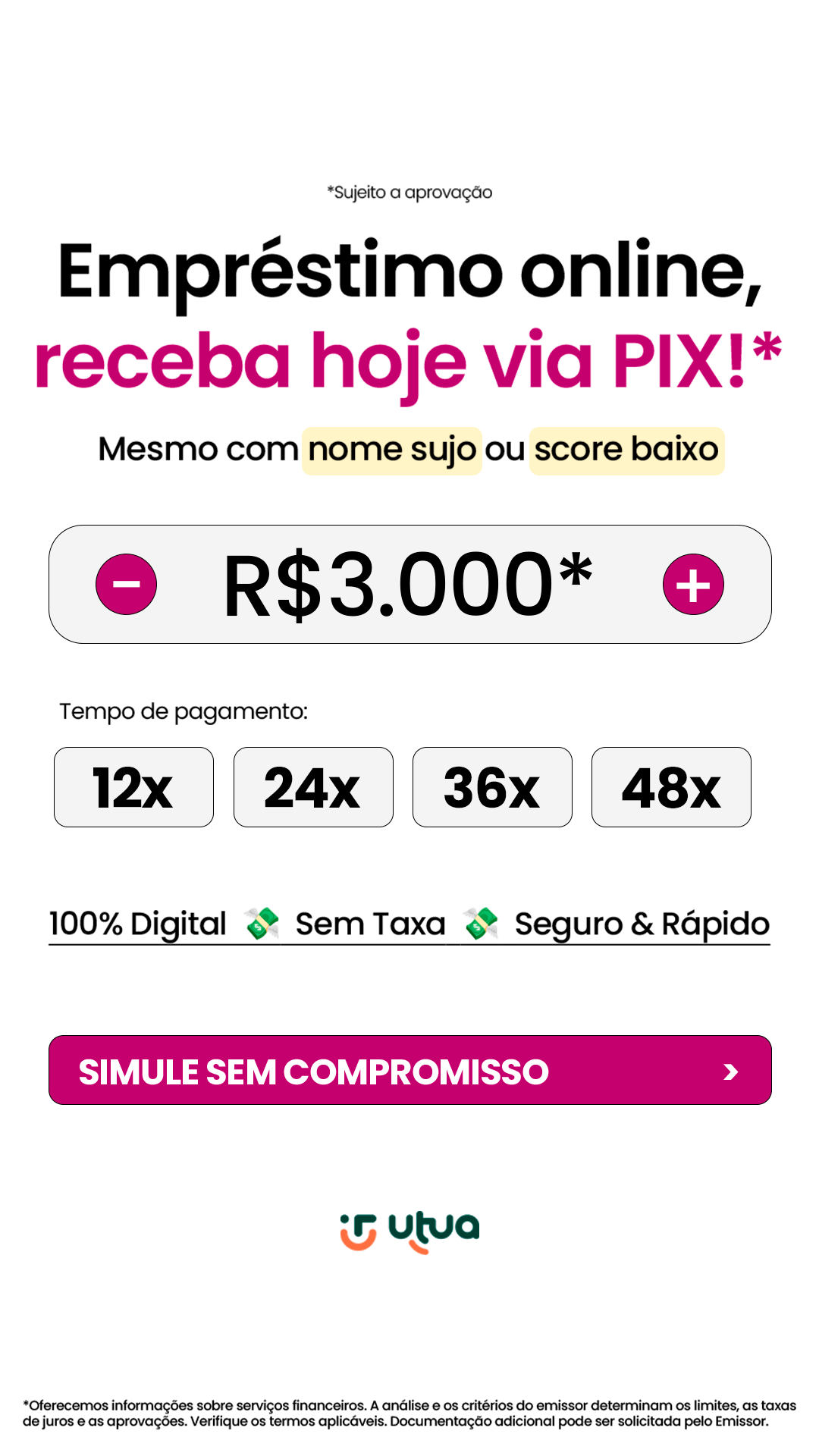 Rede Utua Brasil Facebook ad