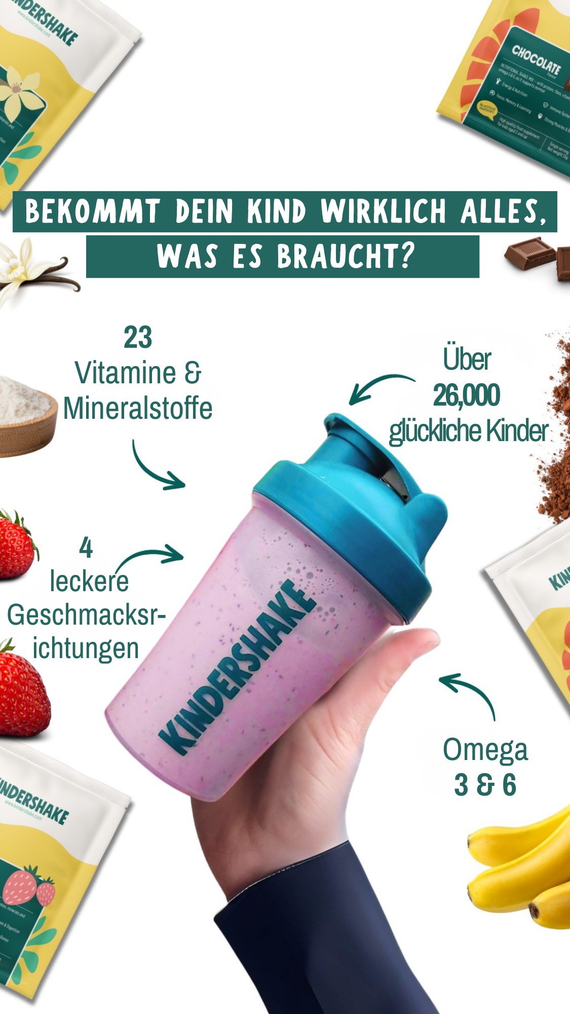 Kindershake Facebook ad