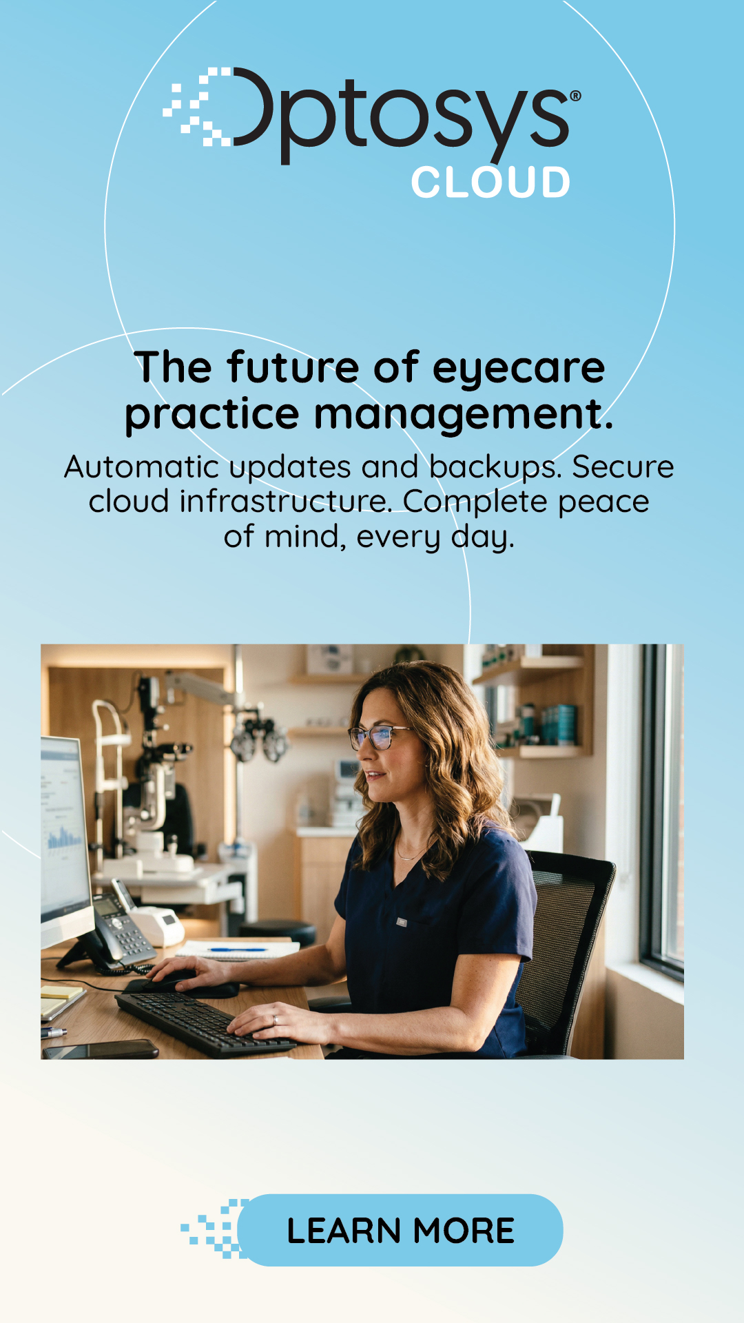 Optosys Facebook ad from Jul 3, 2026